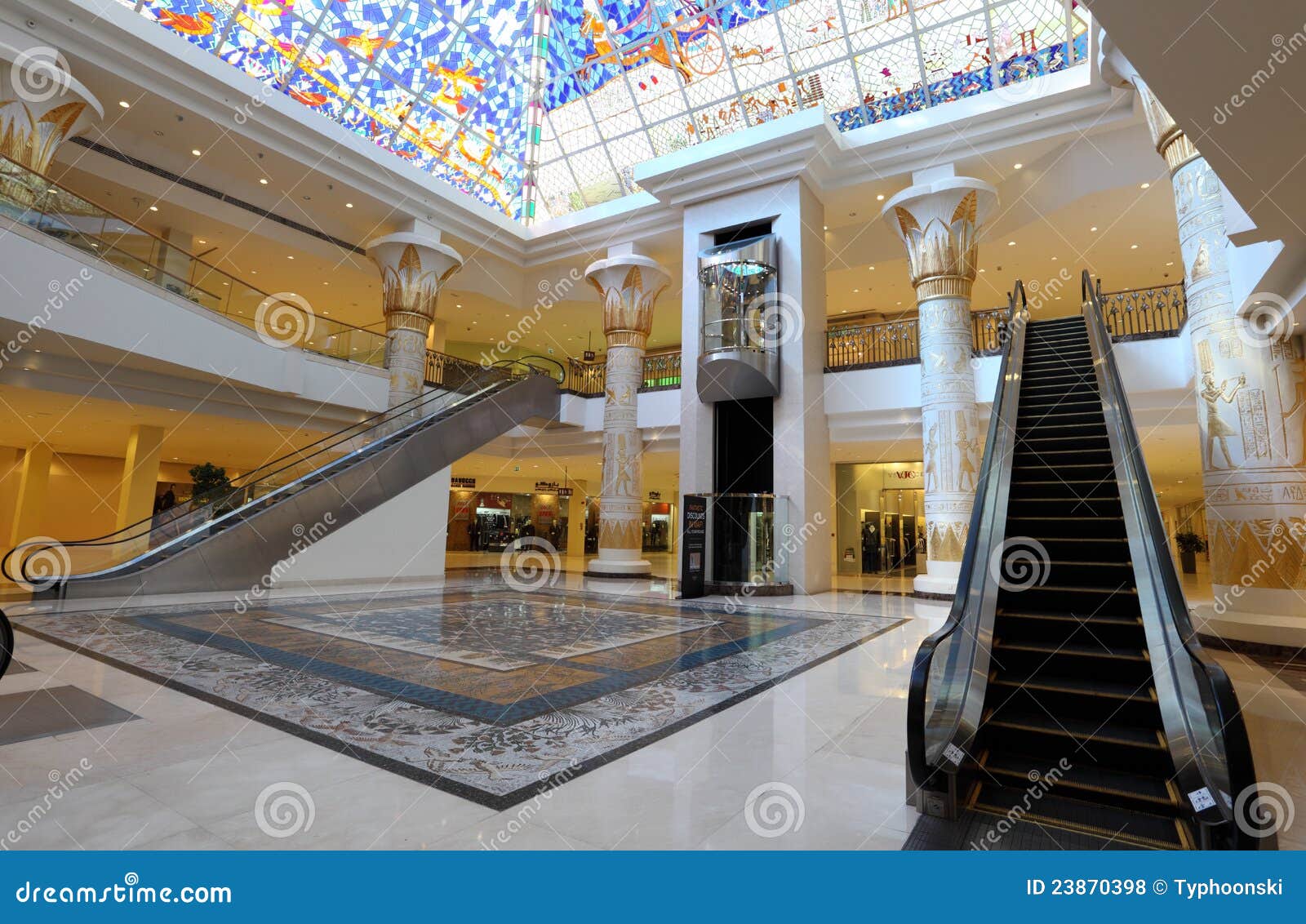 Egyptian Themed Wafi Mall in Dubai Editorial Stock Photo Image of