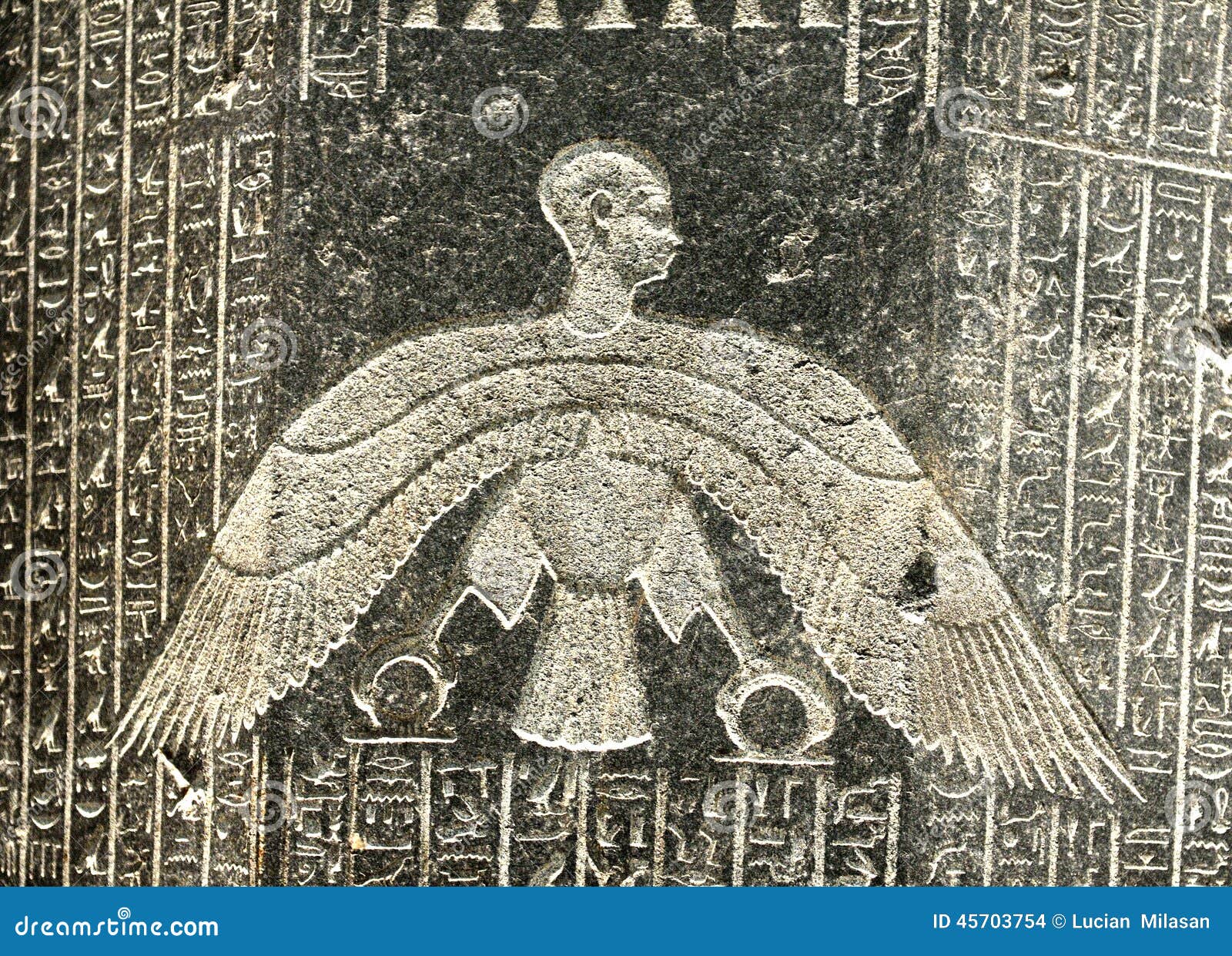 Egyptische symbolen stock foto. Image of grunge, egypte - 45703754