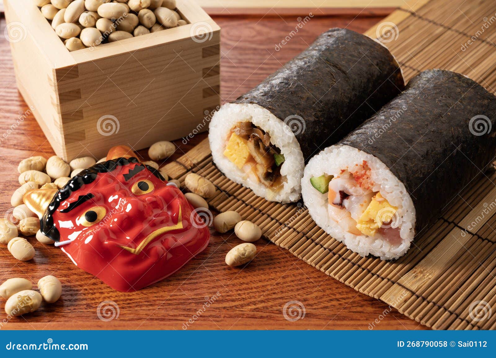 Recette ehomaki, un long sushi maki pour le setsubun • Cuisine Japon