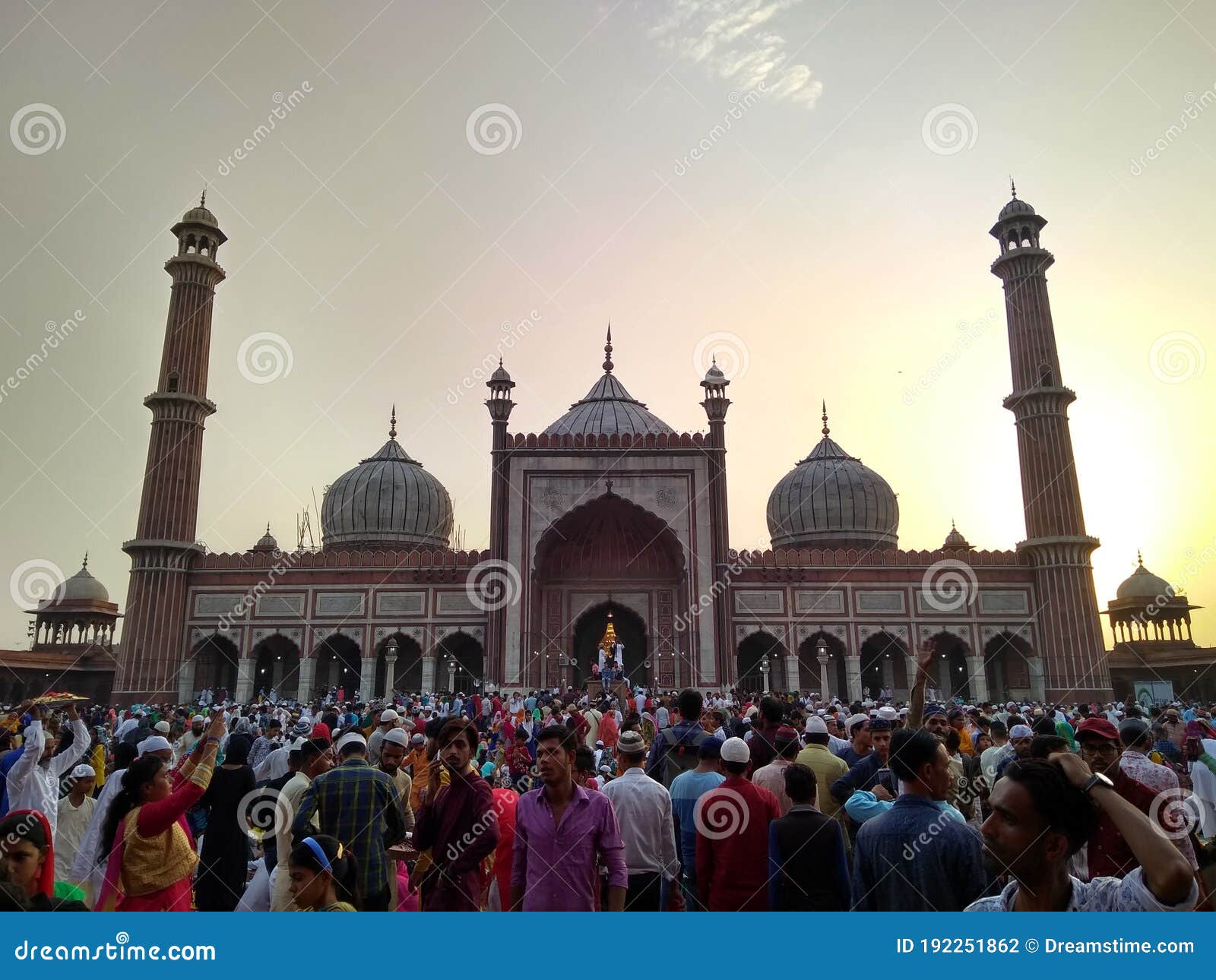 Eid Mubarak from Jama Masjid Editorial Photography Image of church