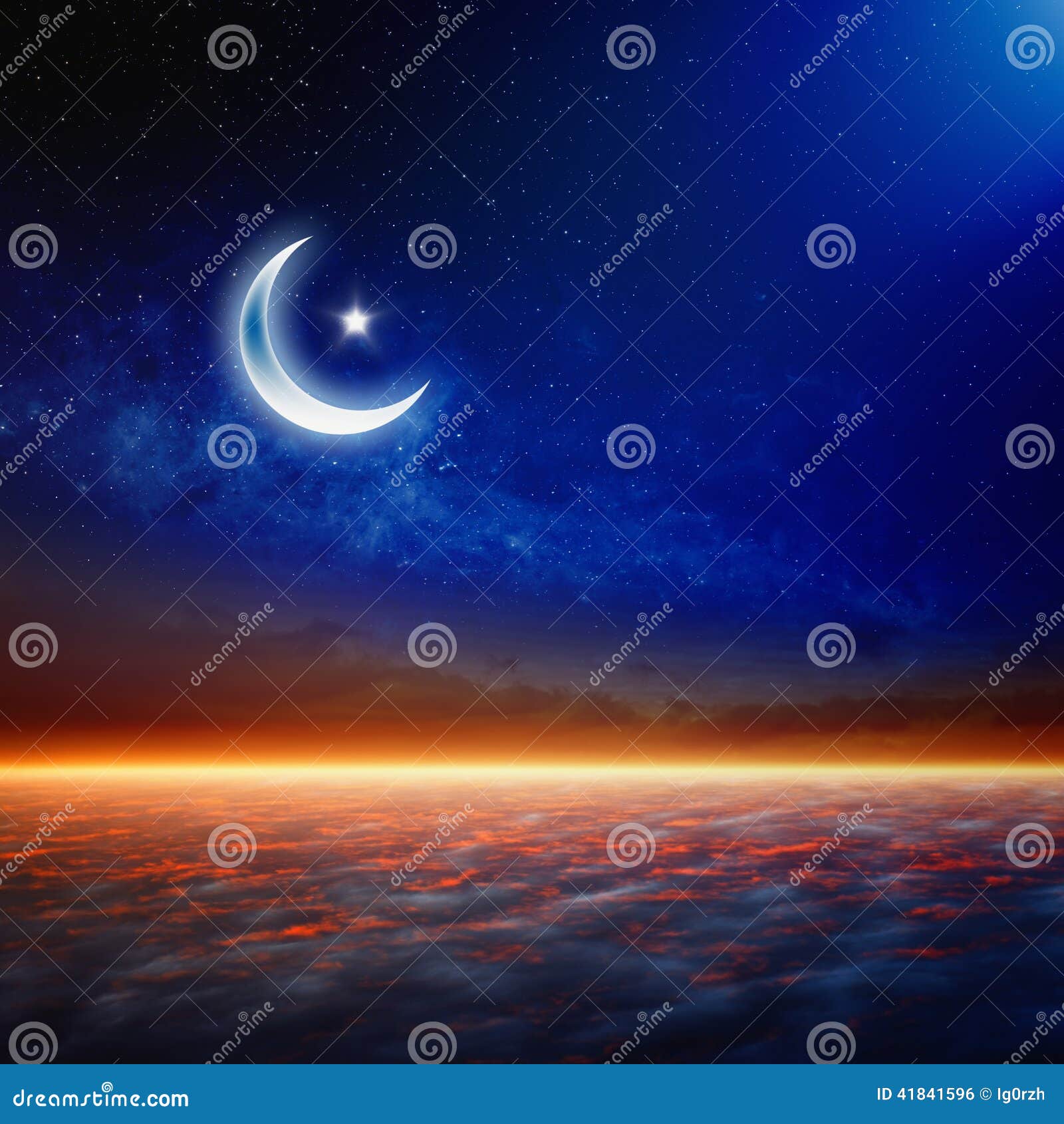 Eid Mubarak, Ramazan Background Stock Illustration - Image 