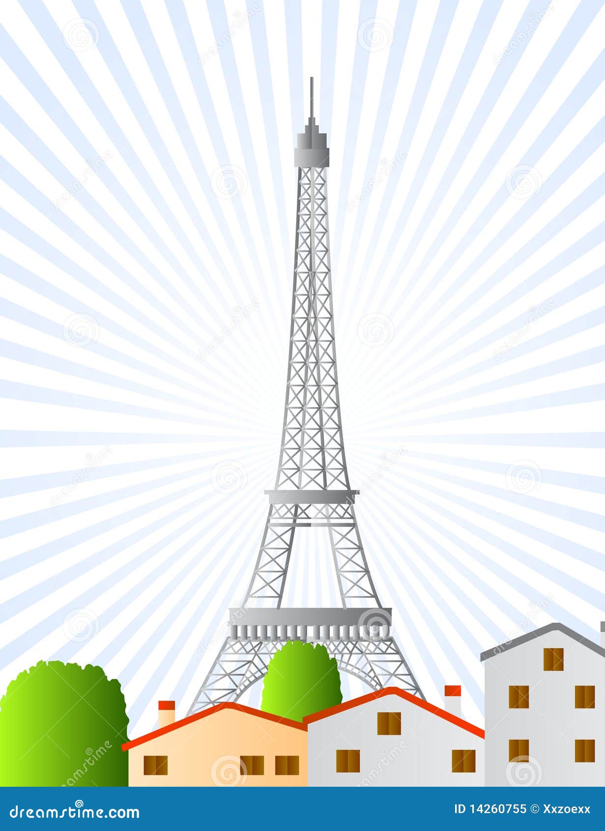 eiffelturm clipart people