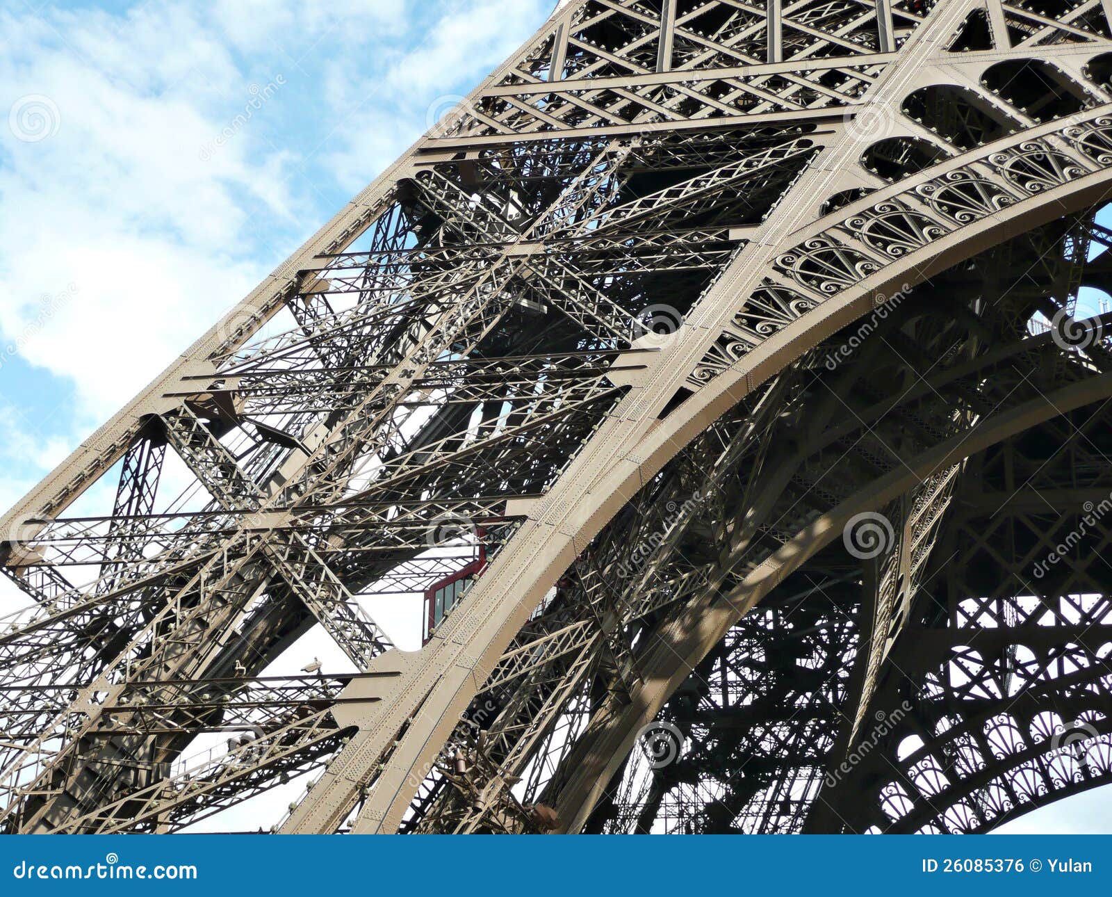 Eiffel tower - details stock photo. Image of rust, garden - 26085376