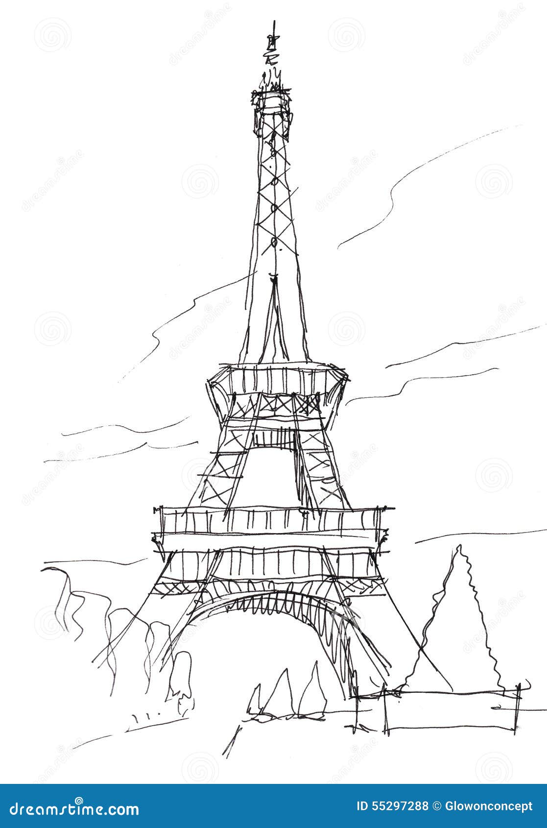 70 Easy and Beautiful Eiffel Tower Drawing and Sketches | Fotografía  paisaje urbano, Tableros de arte, Paris romántico