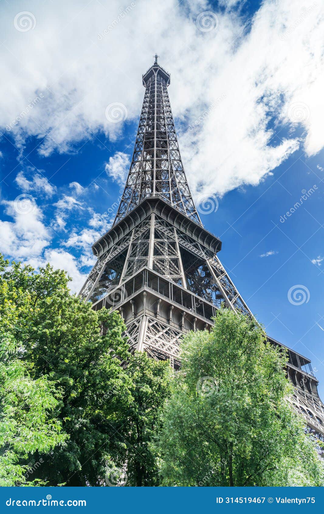 eiffel tower, the most visited landmark in france.