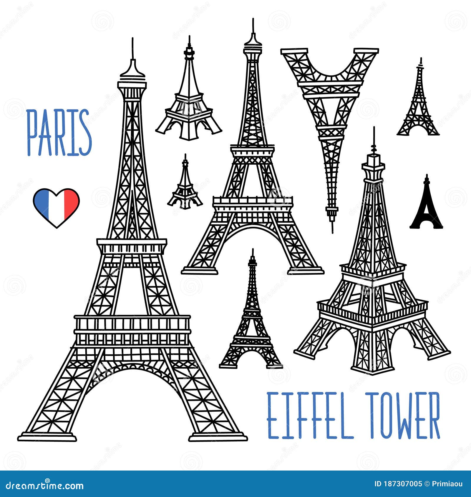 Poster of Paris - Eiffel Tower | WIJCK.
