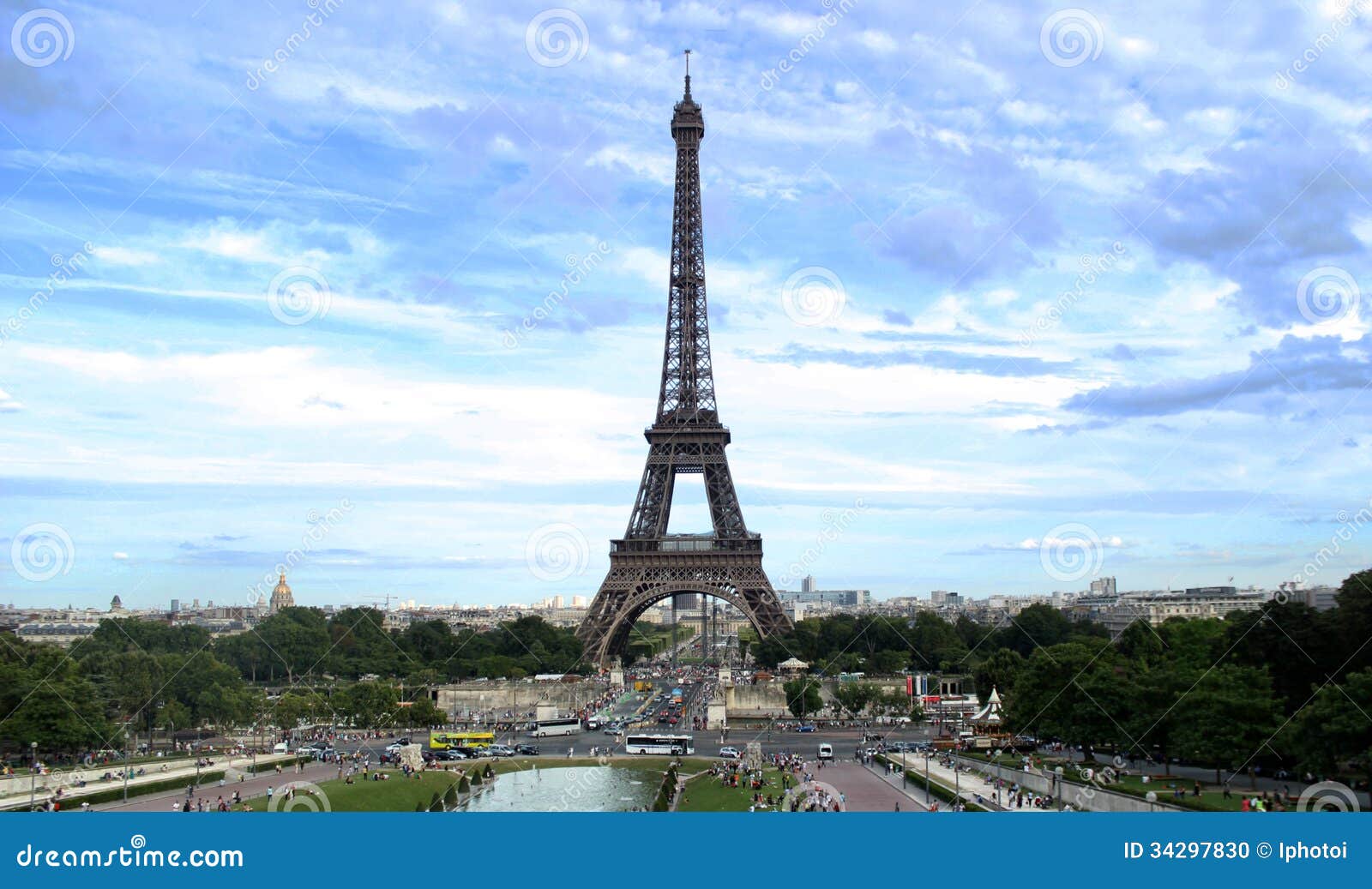 eiffel tower, paris, france