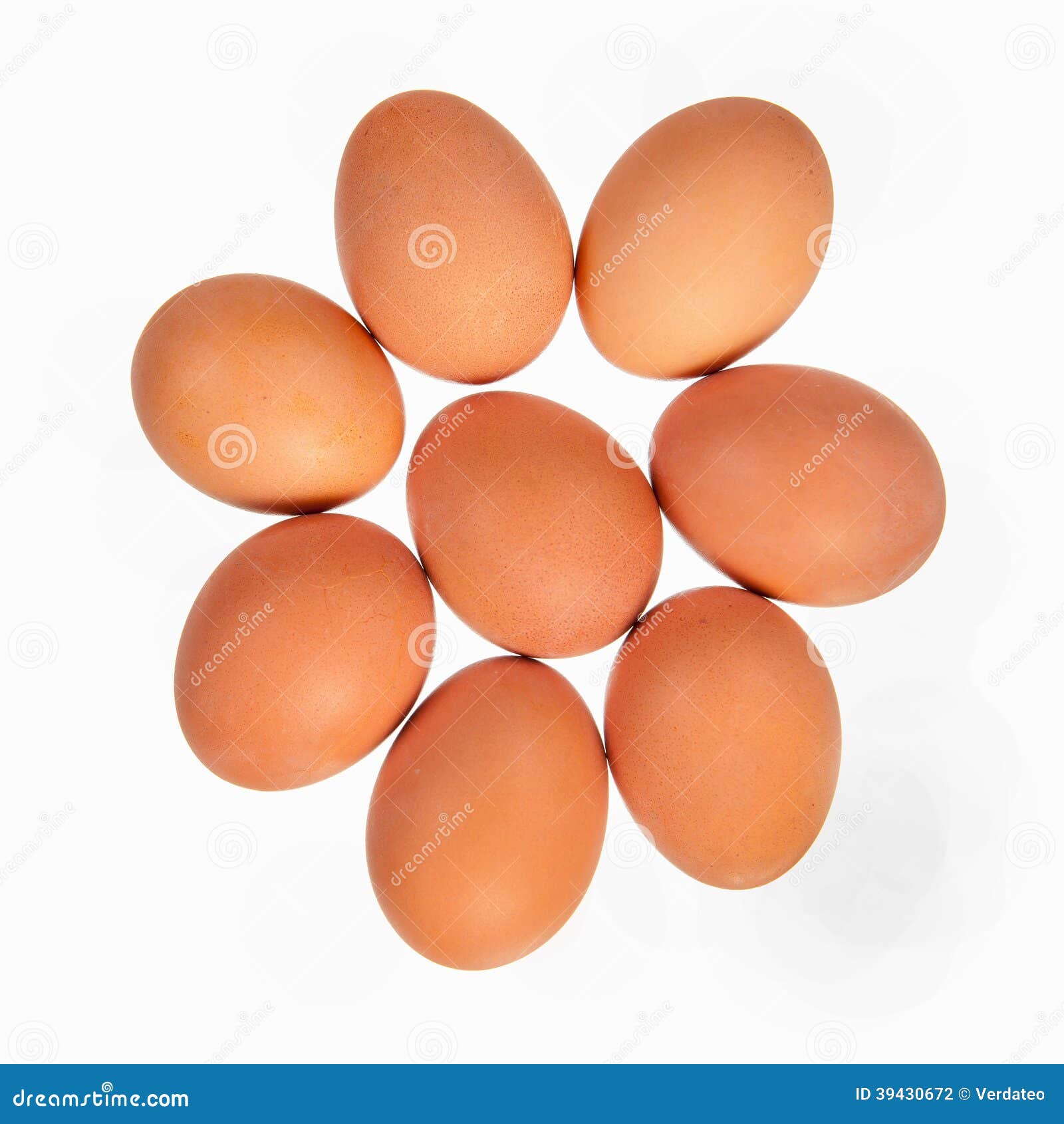 Eight brown eggs stock photo. Image of breakfast, natural 39430672
