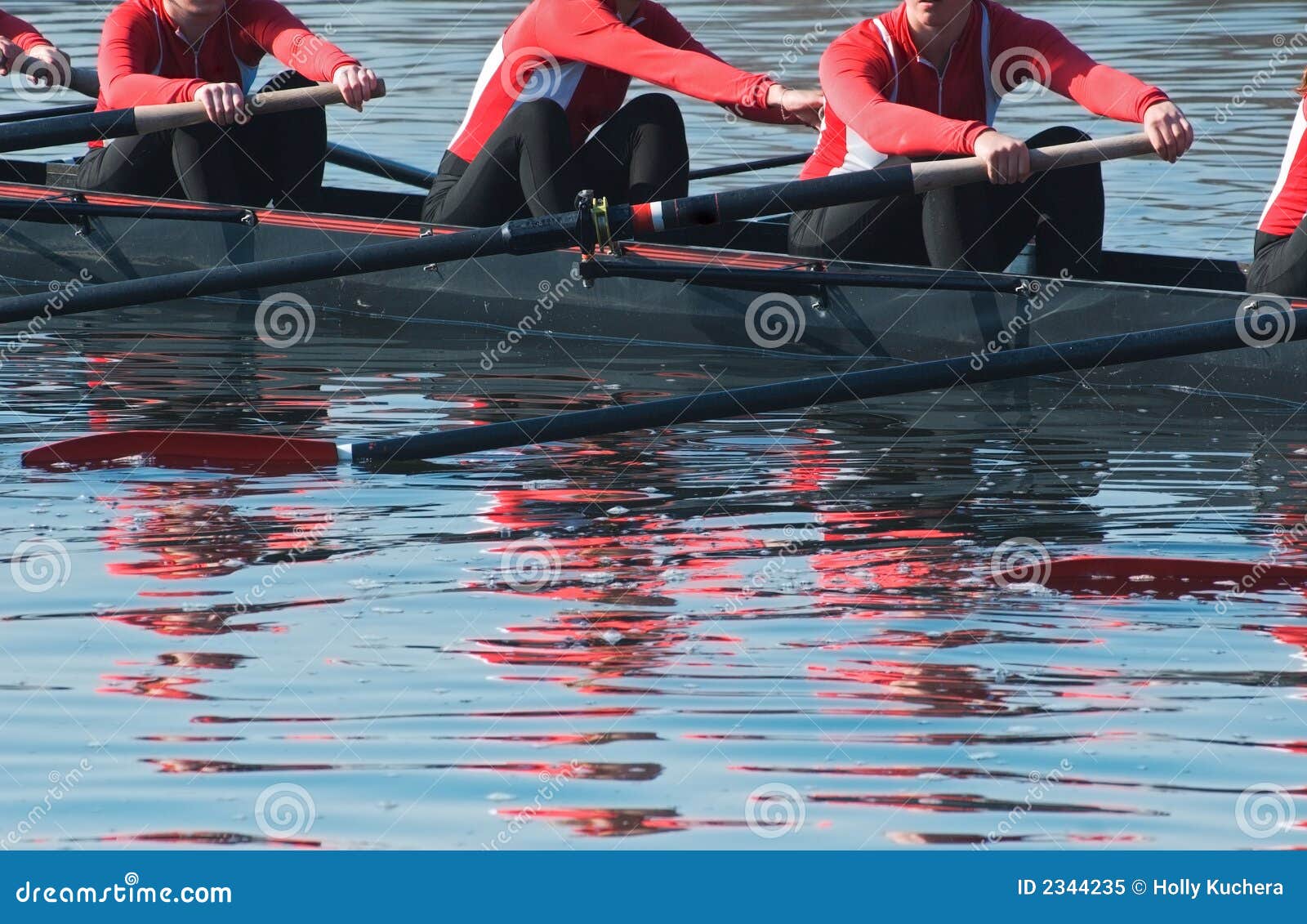 Eight Oar Sweep Boat Team stock image. Image of human ...