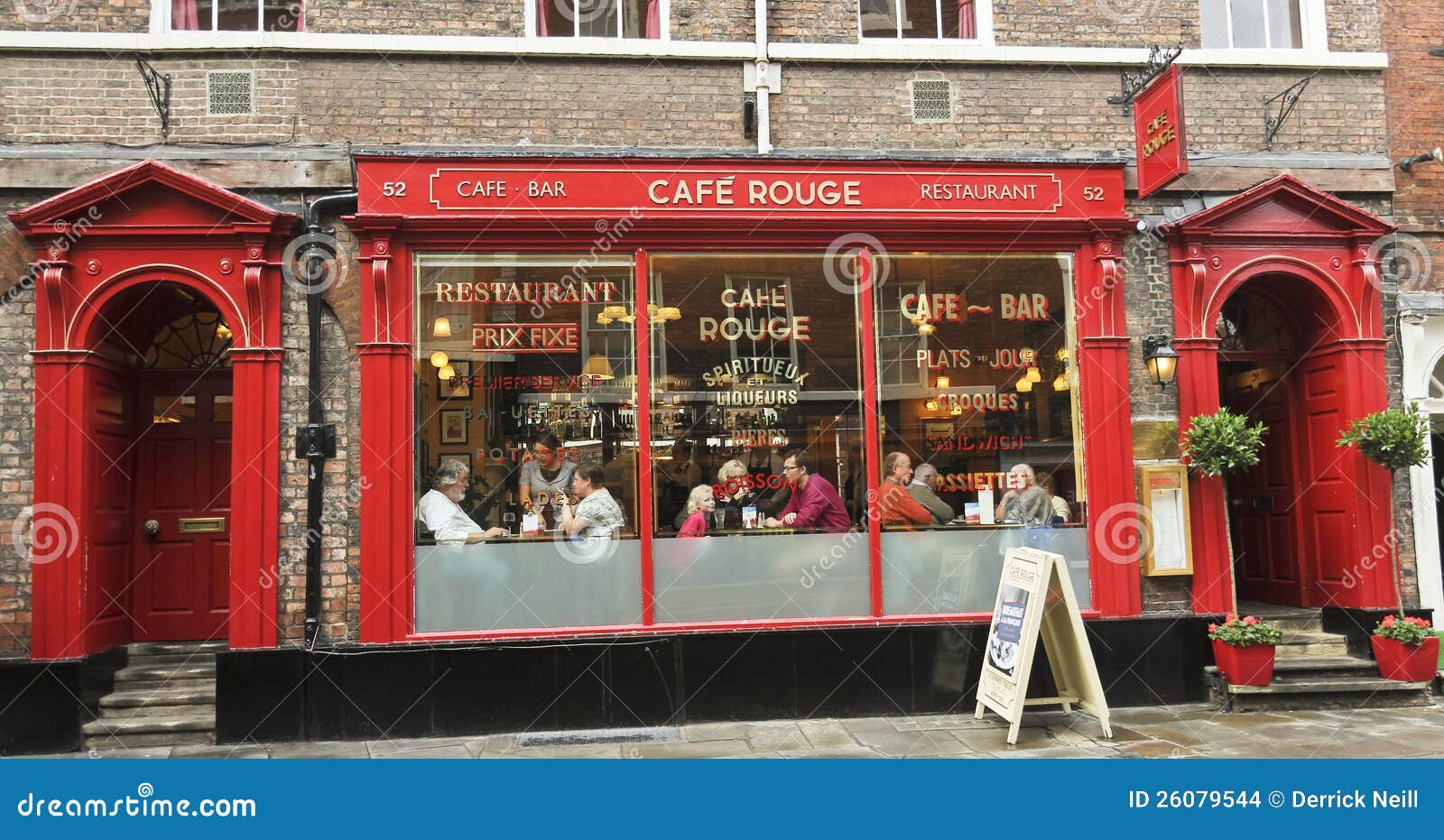 Ein Blick Auf KaffeeRouge, York, England Redaktionelles Stockbild