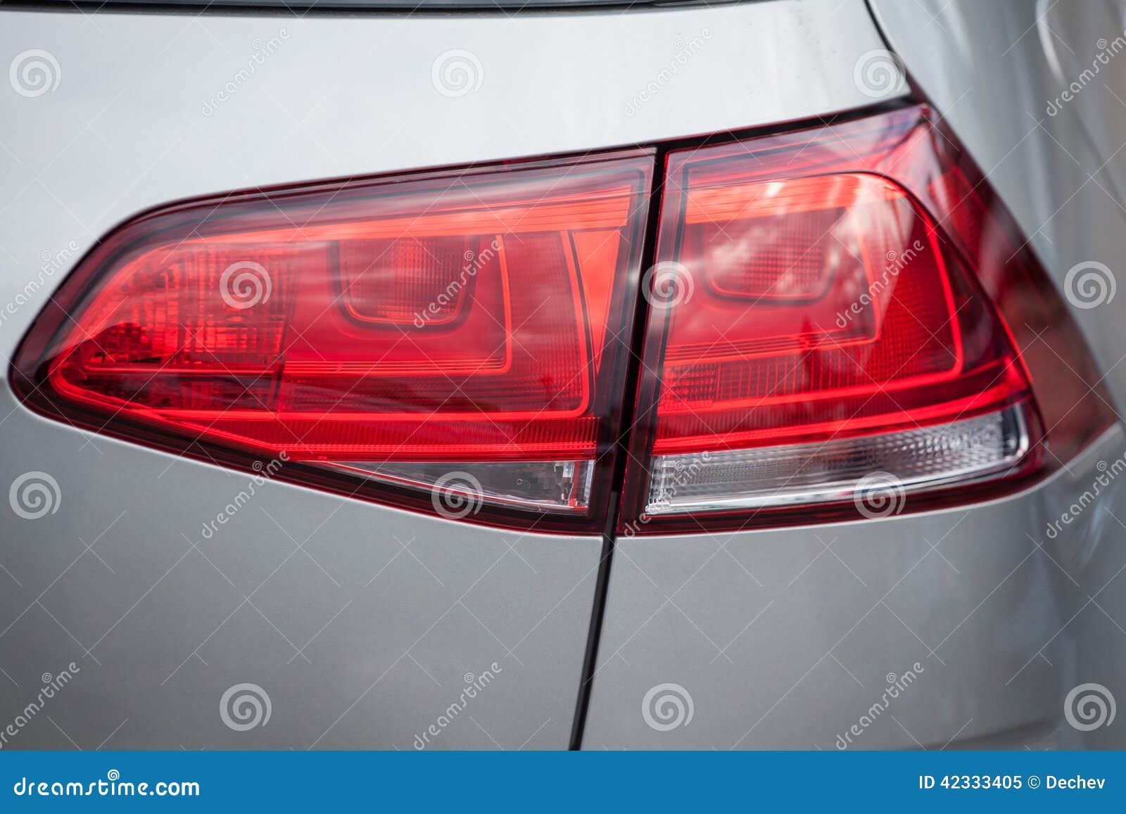 Ein Rücklicht Auf Einem Modernen Auto Stockbild - Bild von luxus