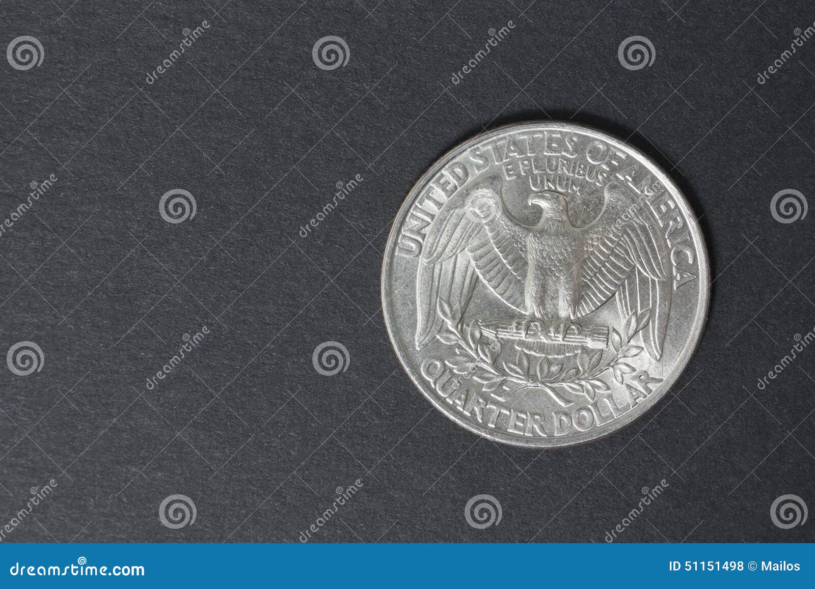 Ein Viertel Von Us Dollar Stockfoto Bild Von Dollar 51151498