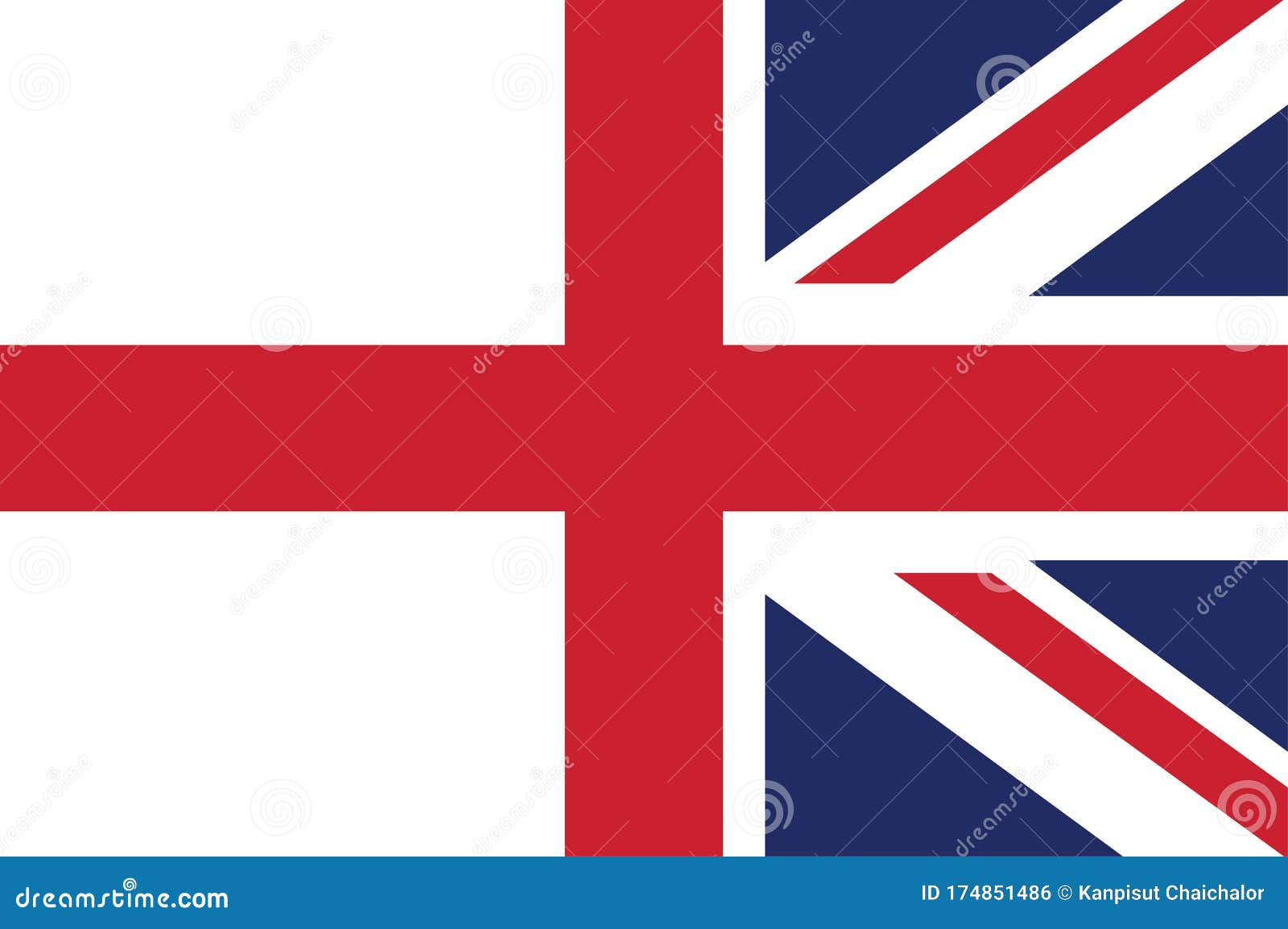 Eine Halbe England Flagge Und Halfte Verband Jack Flag Stock Abbildung Illustration Von Halb Farbe 174851486