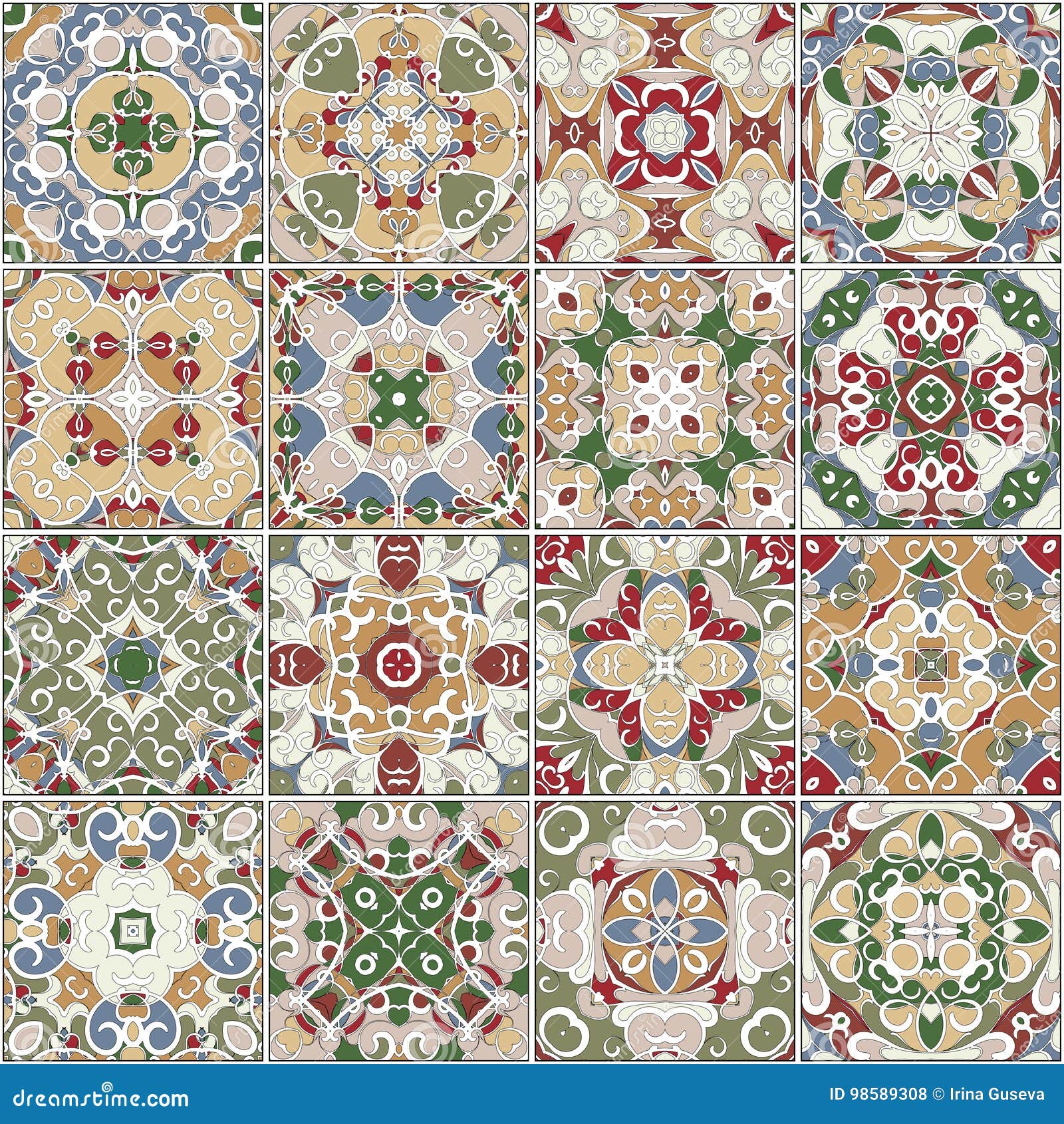 Wandteppich Retro Design 180x230cm - Ethnische Muster Für Wanddekor & Wohnaccessoire