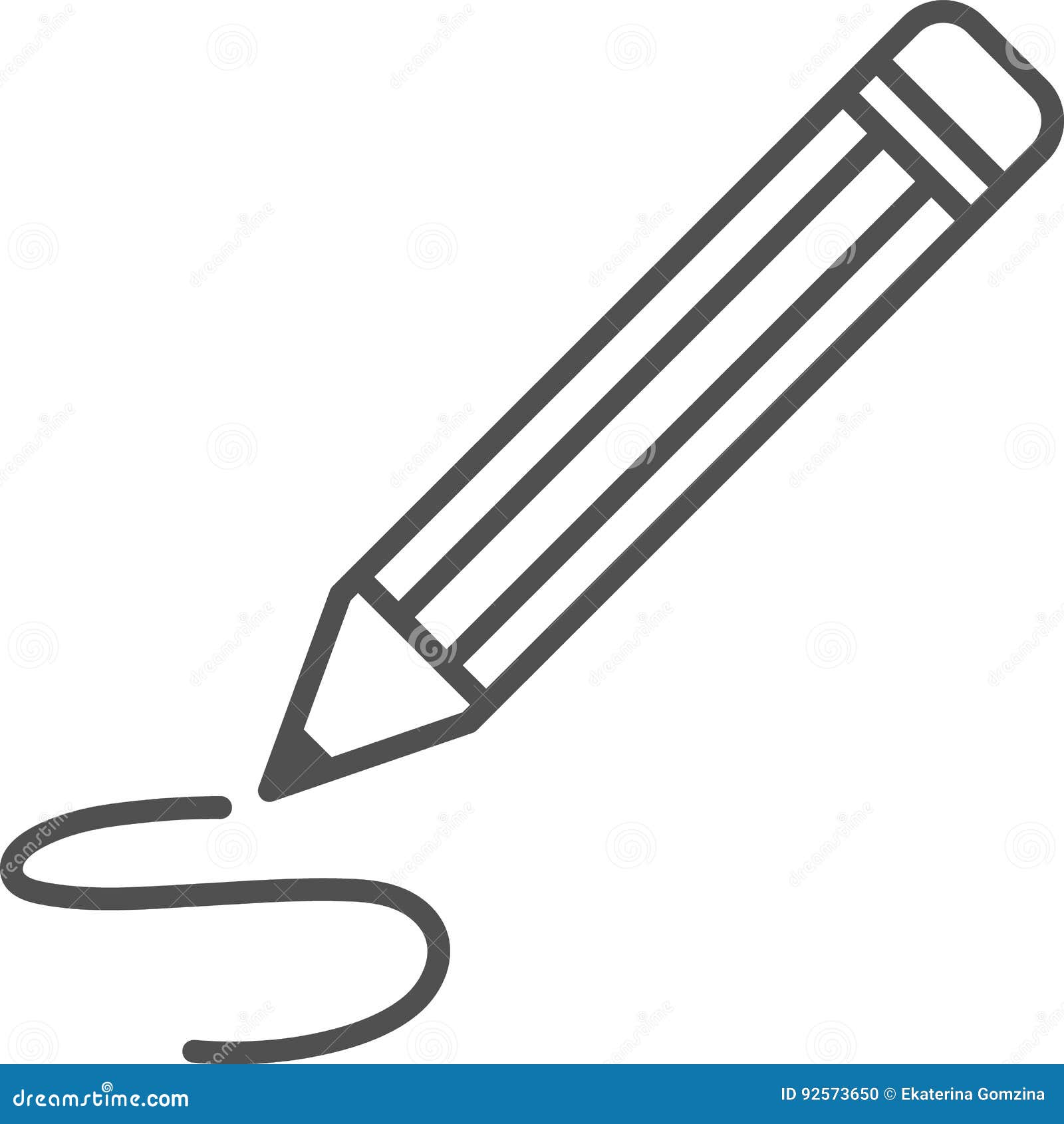 Einfache Kunstlerische Und Hobby Vektorlinie Arta Ikone Klassischer Bleistift Fur Das Zeichnen Linie Kunstartikone Pixel 48x48 Pe Vektor Abbildung Illustration Von Ausbildung Graphik 92573650 dreamstime com