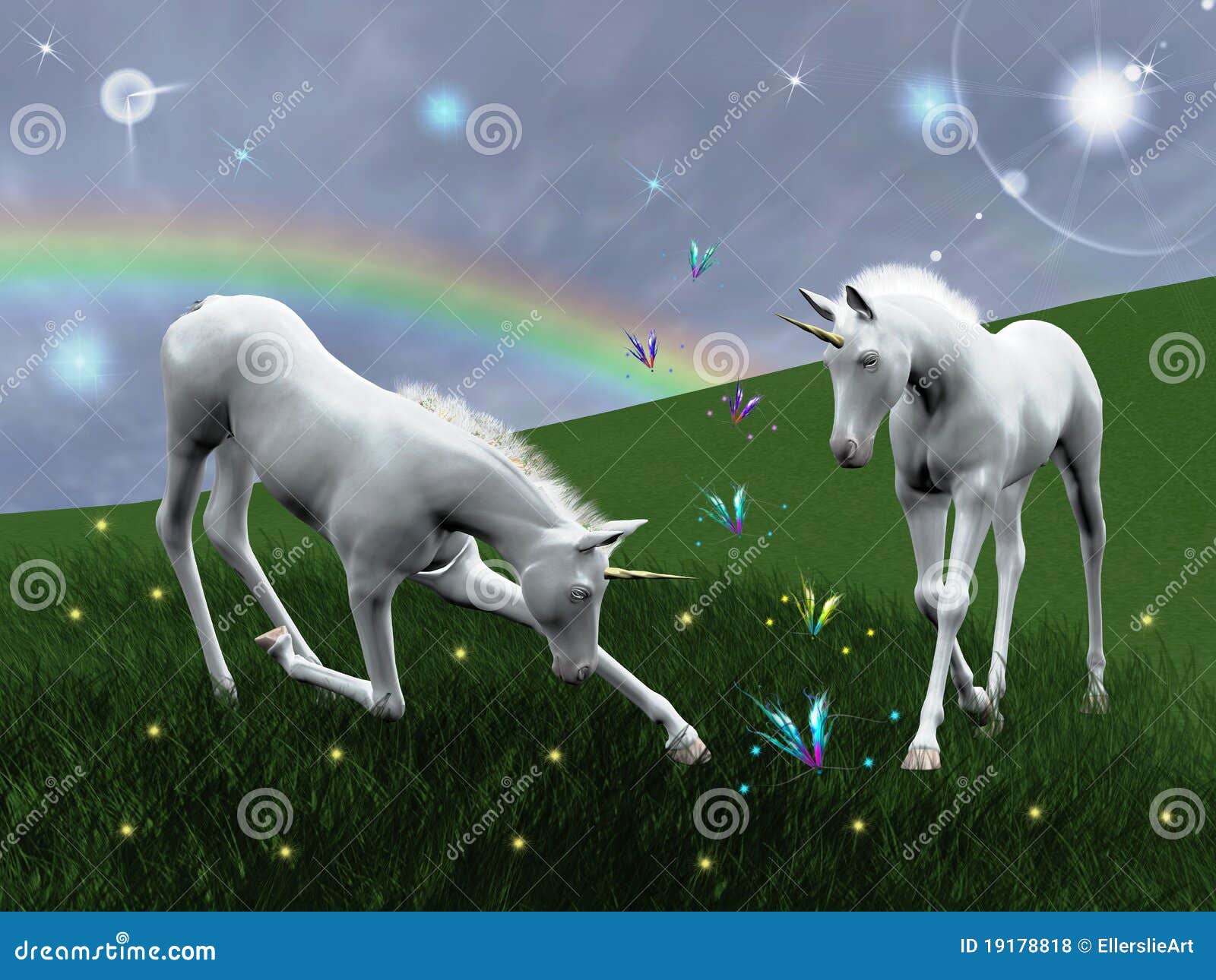 Einhörner Lizenzfreie Stockfotos - Bild: 19178818