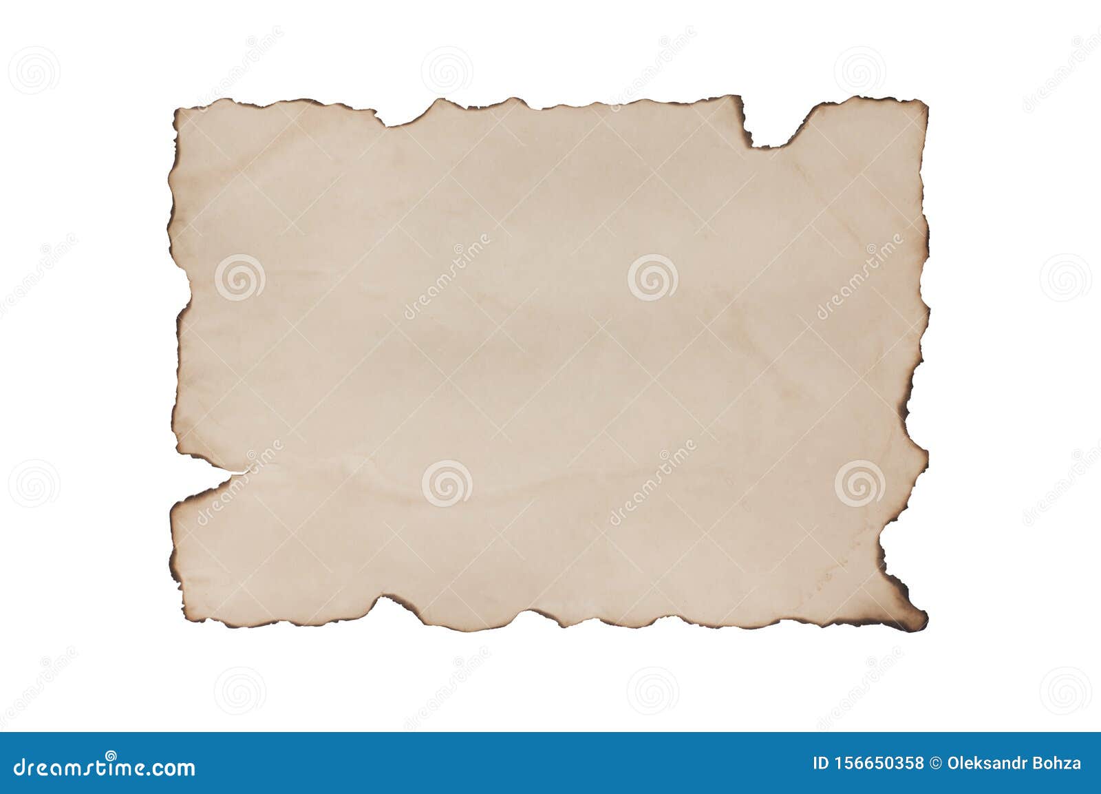 Einmaliges Weiaÿes Schmutziges Und Verbranntes Papier Stockfoto Bild Von Antike Zeichen 156650358