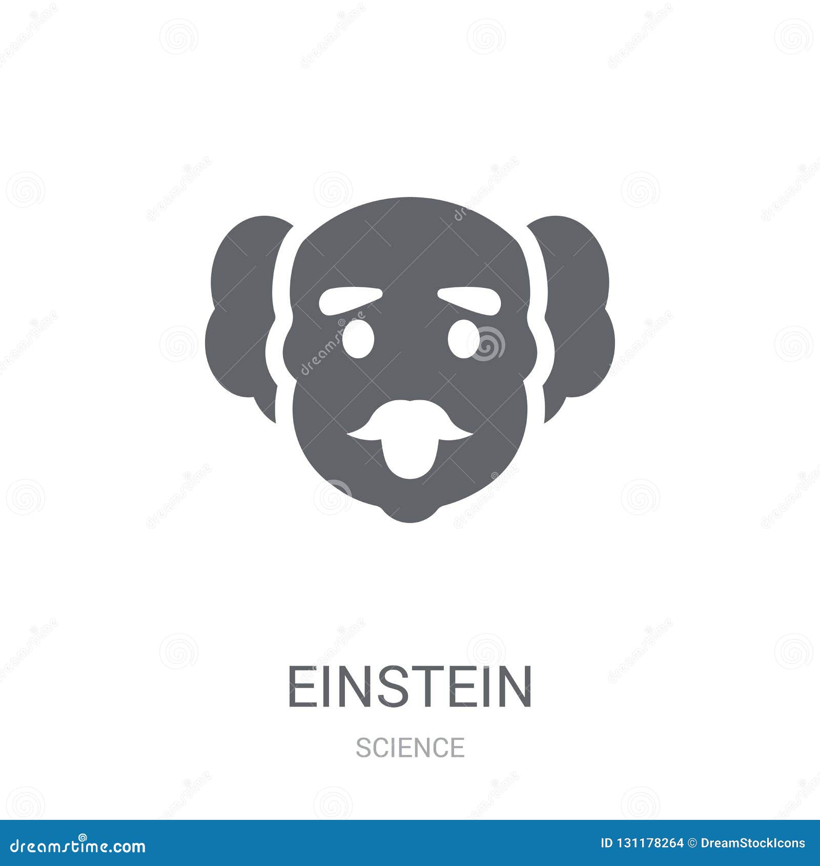 Einstein Icon, Professor, Scientist Logo Royalty-Free Stock Photo ...