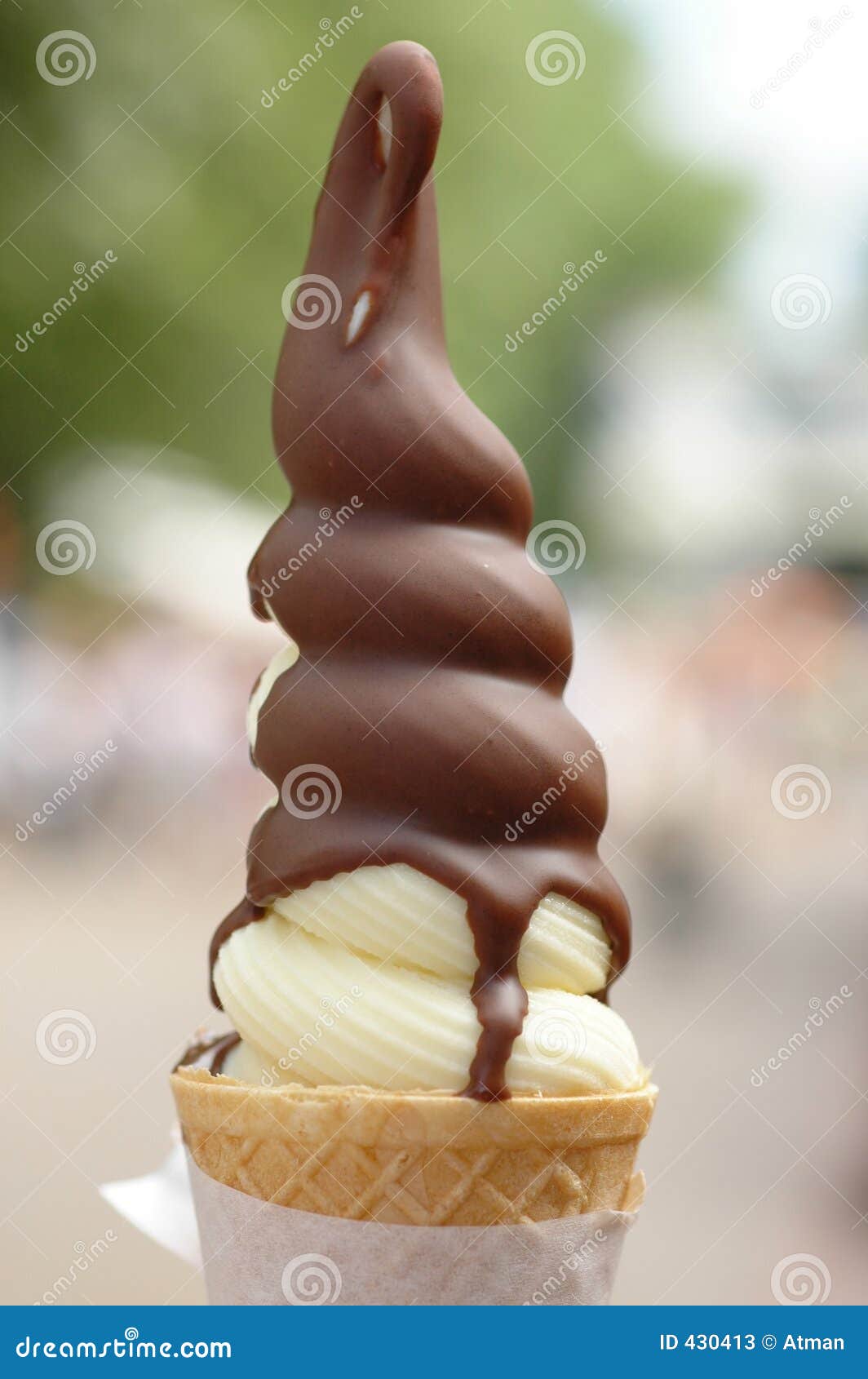 Eiscreme stockbild. Bild von sahne, makro, nachtisch, milch - 430413