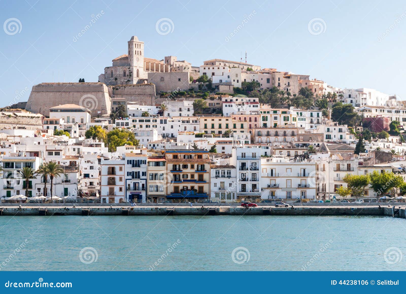 eivissa - the capital of ibiza, spain