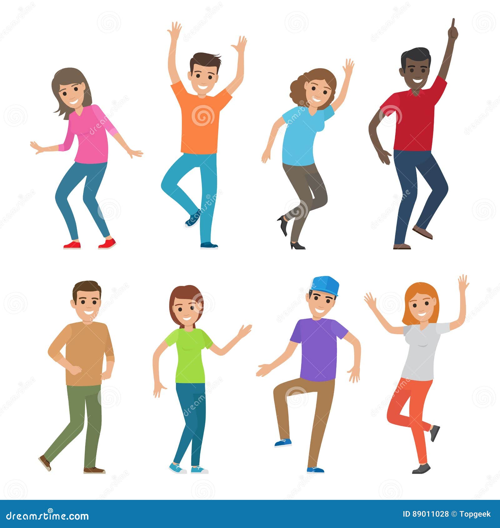Ejemplo De La Danza De La Gente Sistema Grande De Caracteres Ilustración del Vector - Ilustración de enérgio, felicidad: 89011028 Ejemplo De La Danza De La Gente Sistema Grande De Caracteres Ilustración del Vector - Ilustración de enérgio, felicidad: 89011028