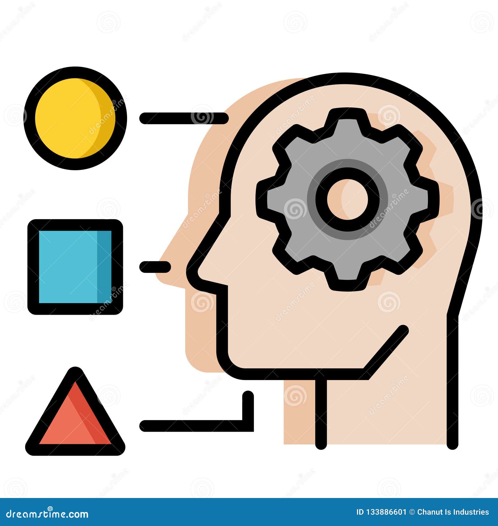 Ejemplo De Pensamiento Crítico De LineColor Ilustración del Vector -  Ilustración de idea, pensamiento: 133886601