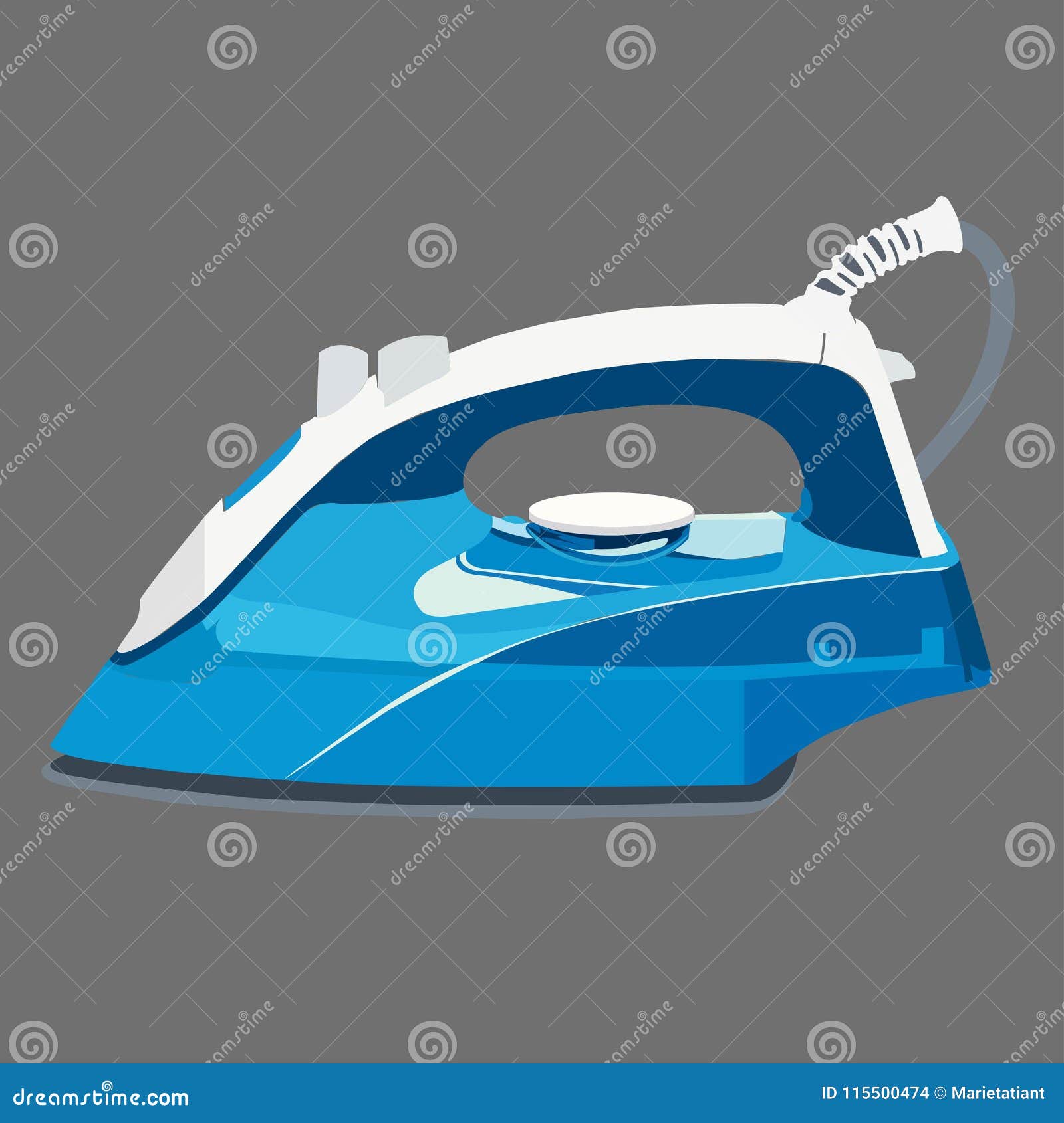 Ordenanza del gobierno peor Dental Ejemplo De Un Hierro Vector Ilustración del Vector - Ilustración de  doméstico, lavadero: 115500474