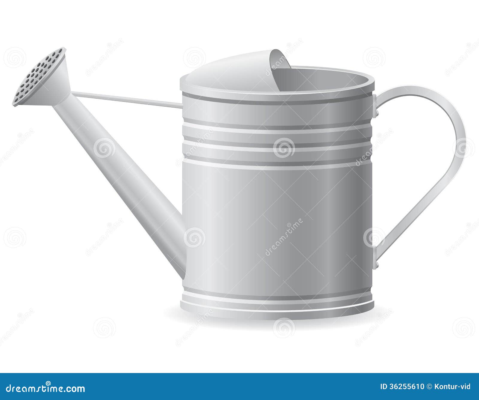 Ejemplo Del Vector De La Regadera Del Metal Ilustración del Vector -  Ilustración de antigüedad, agricultura: 36255610, image size:1600x1334