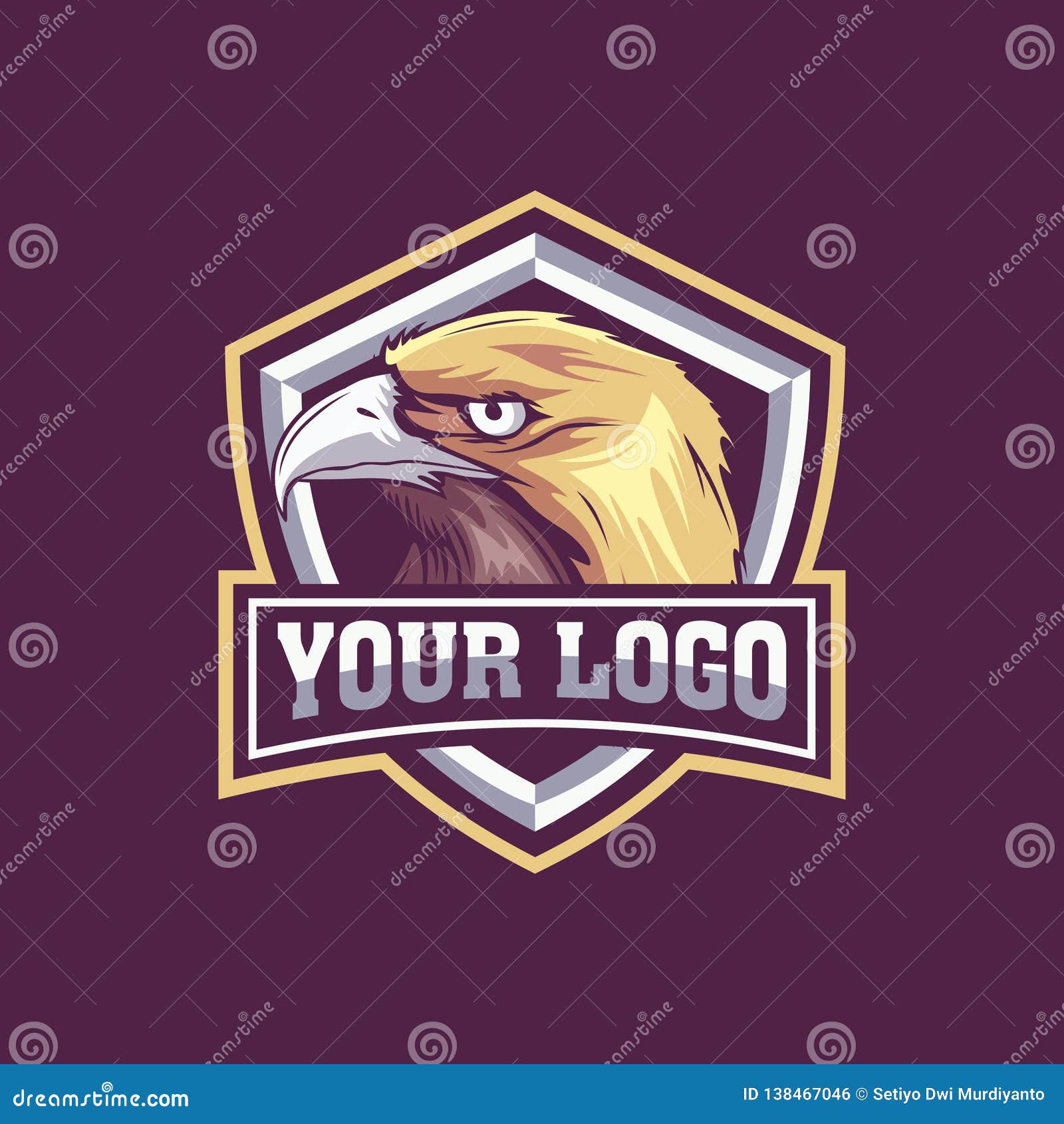 Ejemplos Del Vector Del águila Del Logotipo Del E-deporte Stock de  ilustración - Ilustración de imagen, amor: 138467046