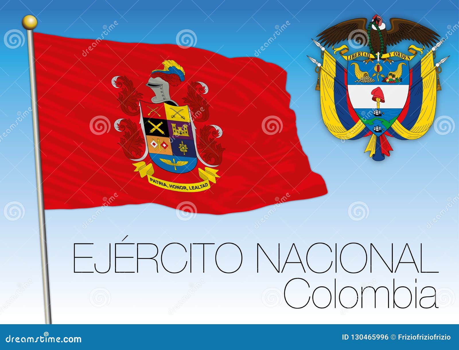 ejercito nacional flag, colombian army