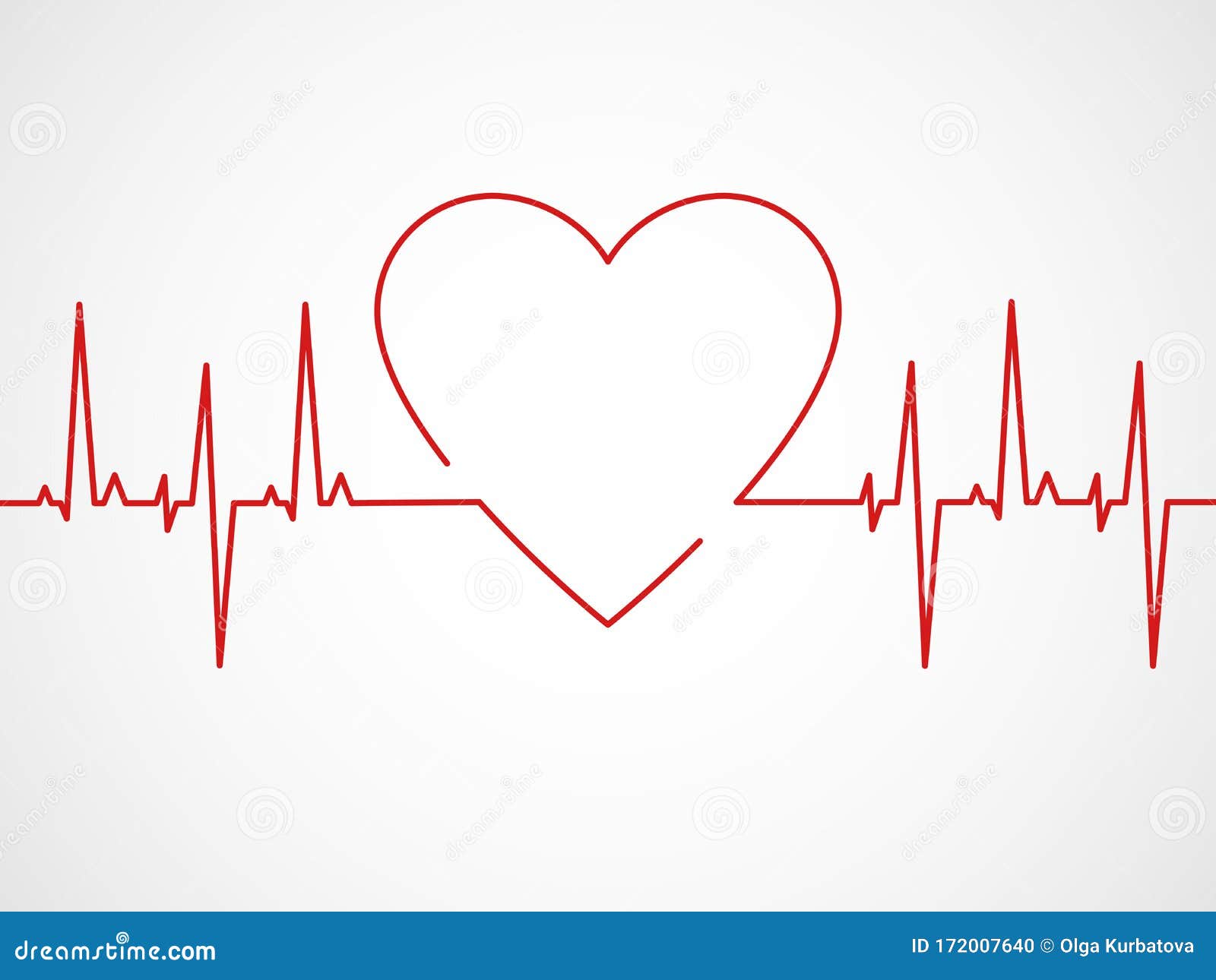 ekg with heart. heartbeat ecg line, monitor with signal cardiac rhythm, electrocardiographic pulsing chart, healthcare