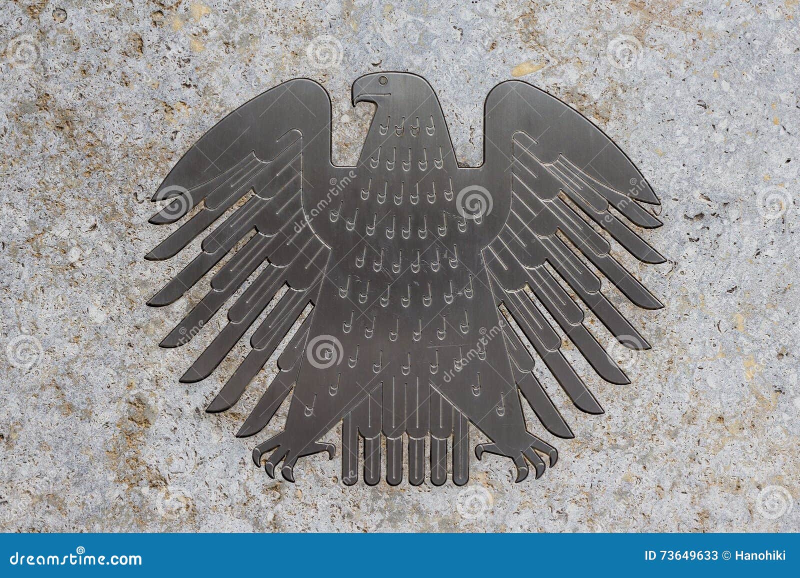 El águila Alemana (Bundesadler), El Logotipo Del Parlamento Alemán Alemán  Foto de archivo editorial - Imagen de insignia, funcionario: 73649633