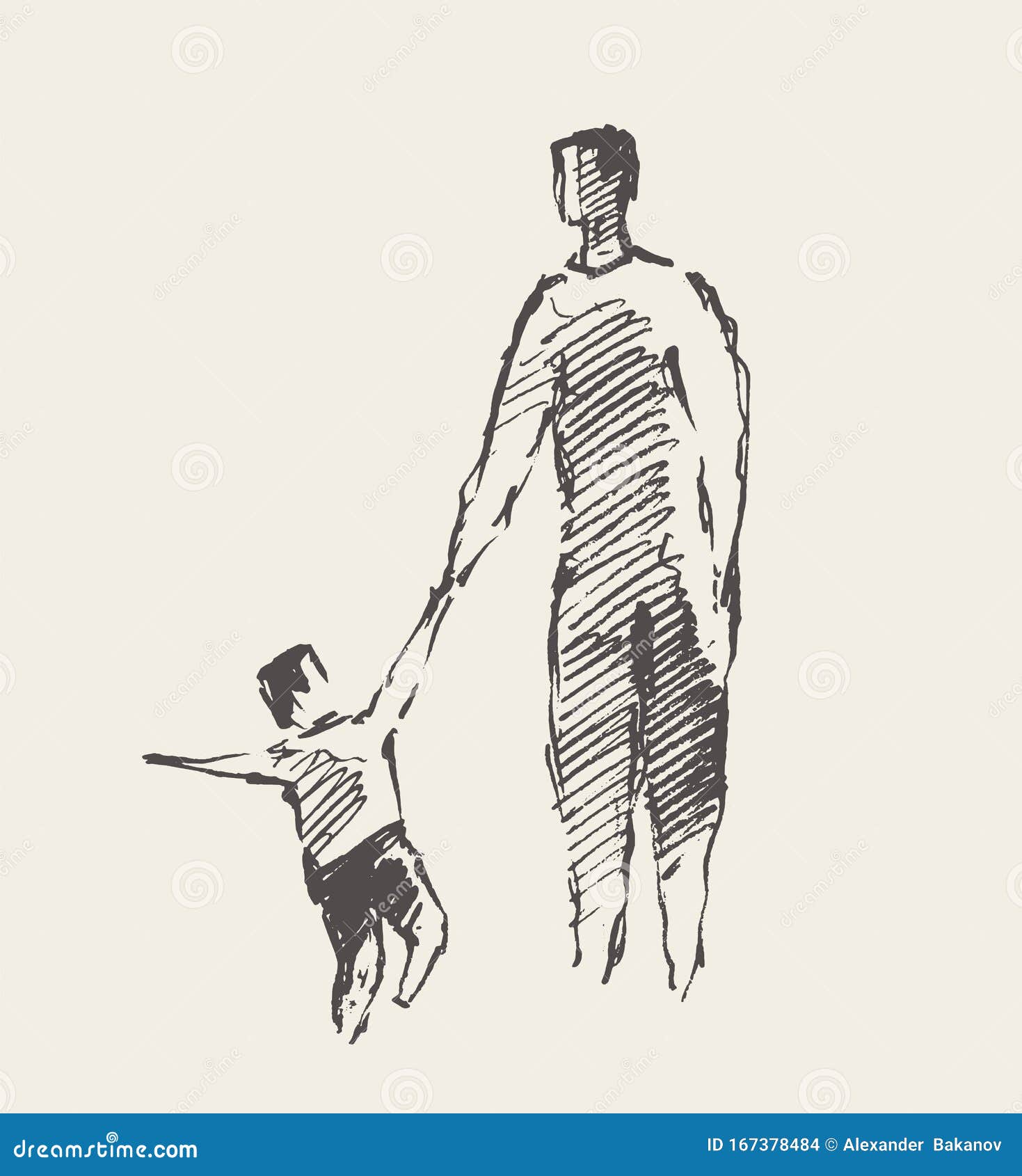 El Bebe Padre Camina Un Dibujo Vectorial Hecho A Mano Ilustracion Del Vector Ilustracion De Cabrito Hijo El Bebe Padre Camina Un Dibujo Vectorial Hecho A Mano Ilustracion Del Vector Ilustracion De Cabrito Hijo