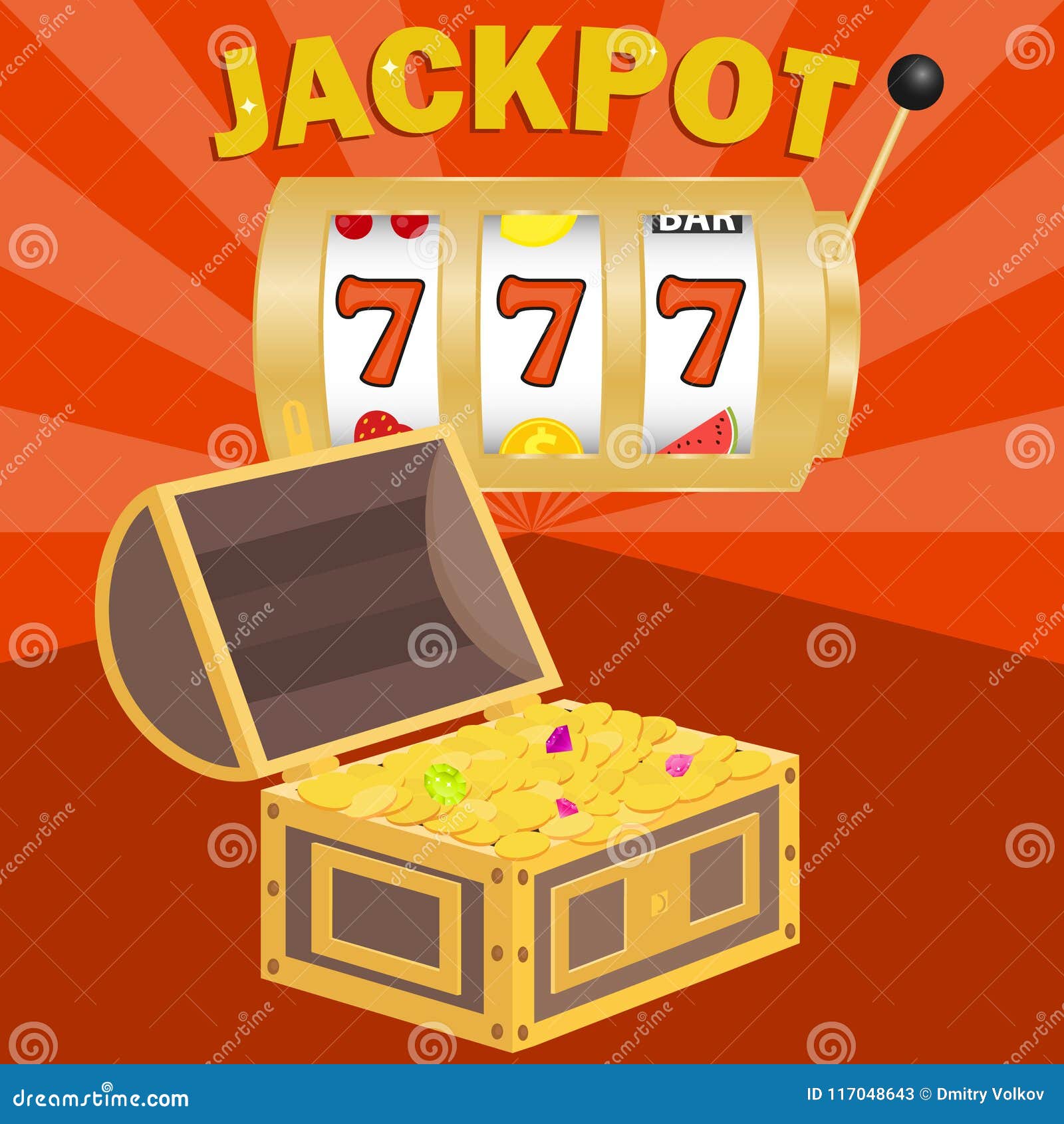 Gana el tesoro del jackpot