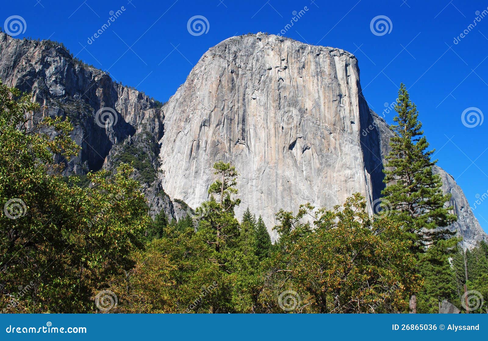 EL Capitan in Yosemite. Ansicht von EL Capitan in Nationalpark