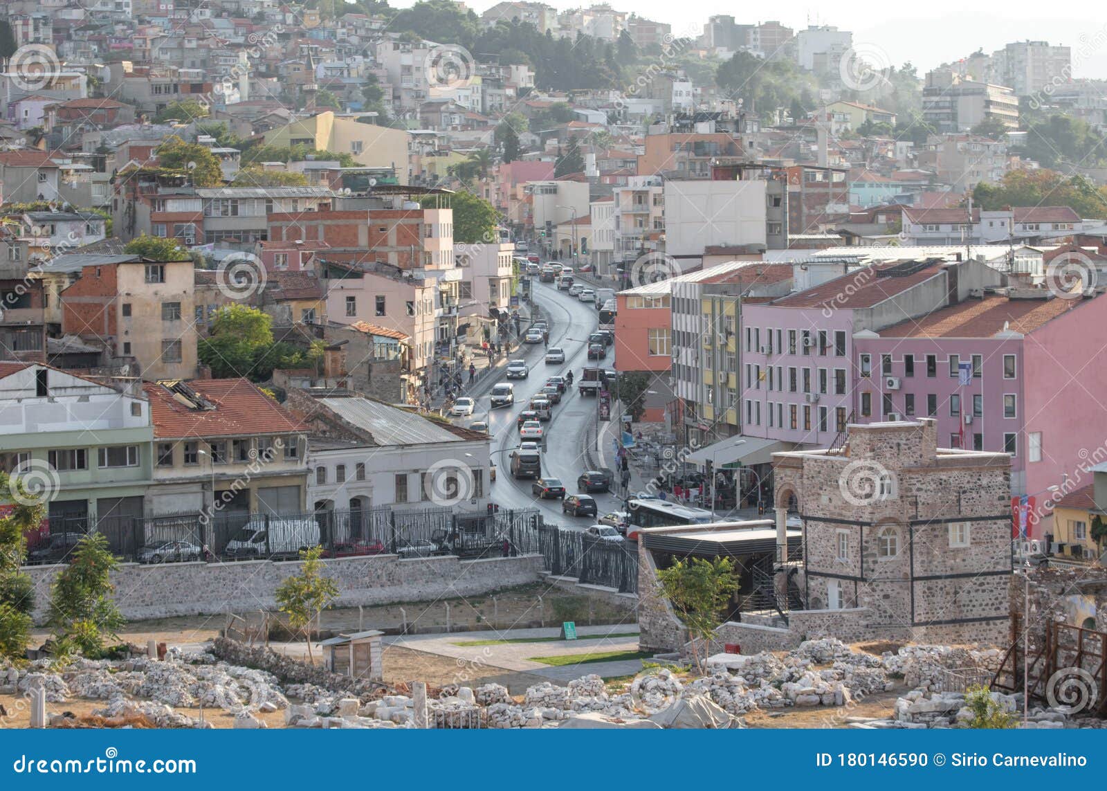 El Casco Antiguo De Izmir. Pavo Imagen editorial - Imagen de viaje,  imperio: 180146590