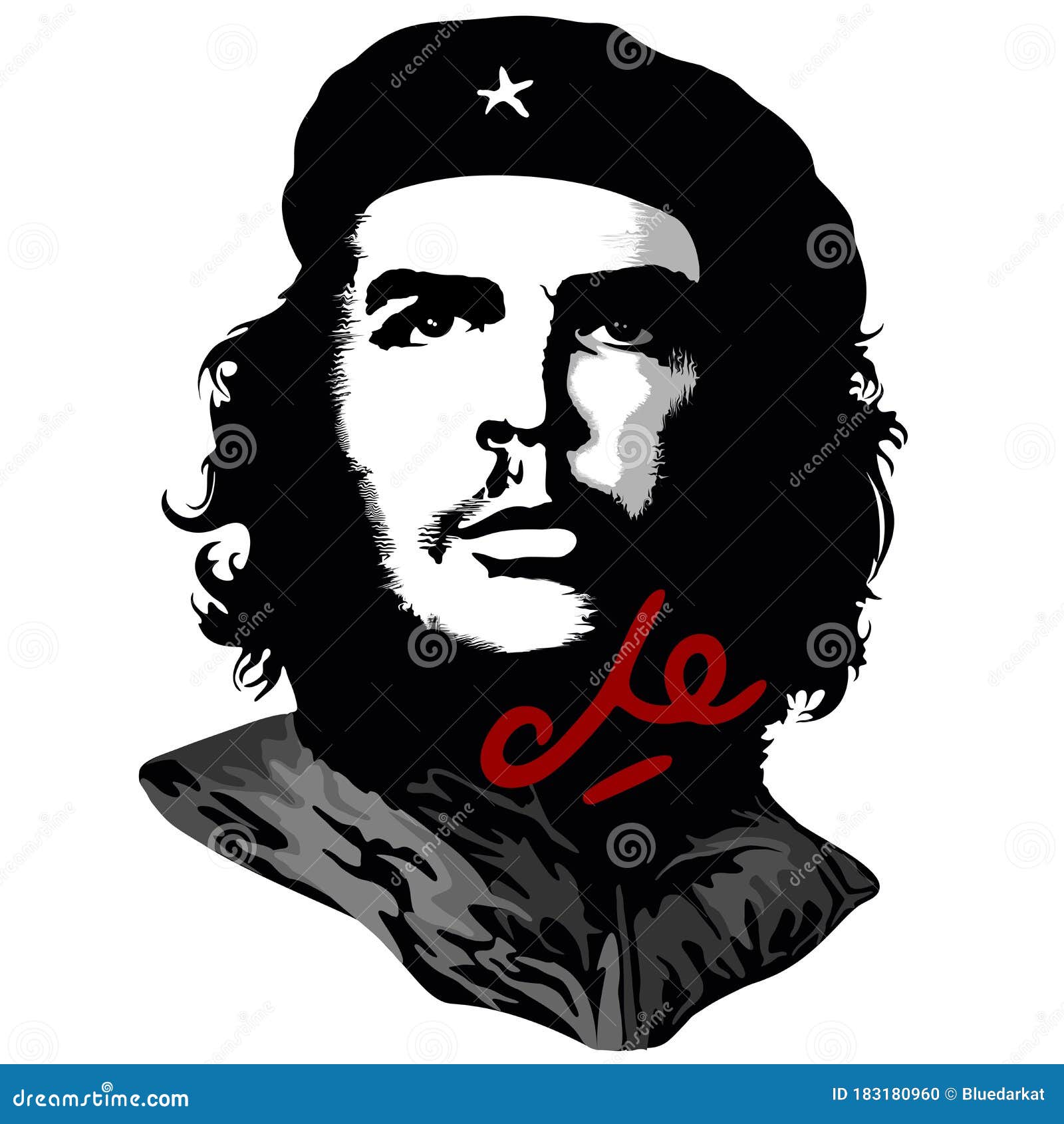 Arm Portrait Realistic Che Guevara Tattoo by Peter Tattooer