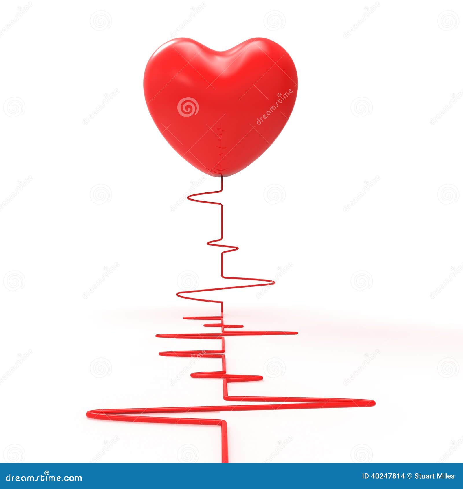 El Corazón En El Electro Muestra Amor Apasionado Y Stock de ilustración