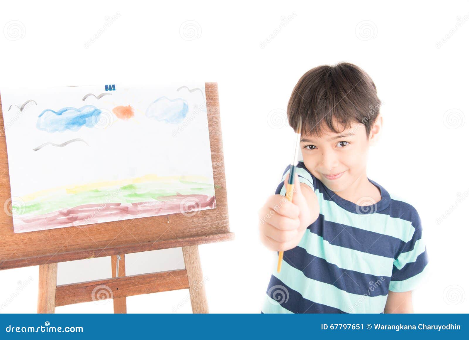 El Dibujo Y La Pintura Del Niño Pequeño Representan Arte En Las Actividades  Interiores De Papel Imagen de archivo - Imagen de artes, australia: 67797651