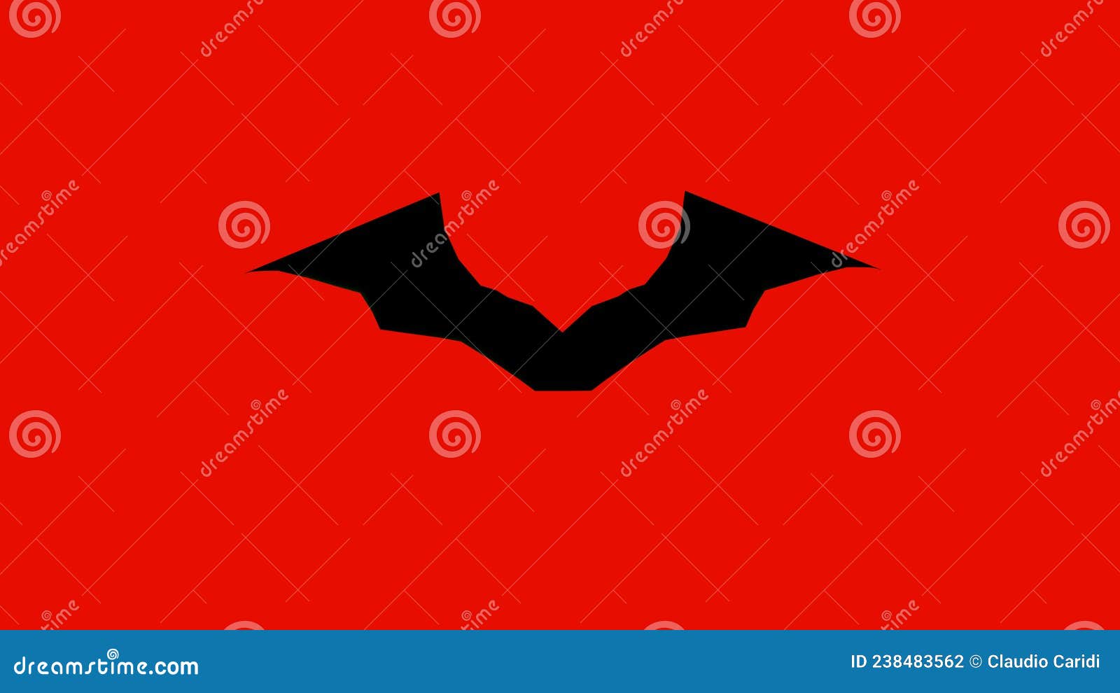 El Logotipo De Batman En El Fondo Rojo Para Celebrar La Nueva Película De  Batman Entrante Stock de ilustración - Ilustración de cultura, entrante:  238483562
