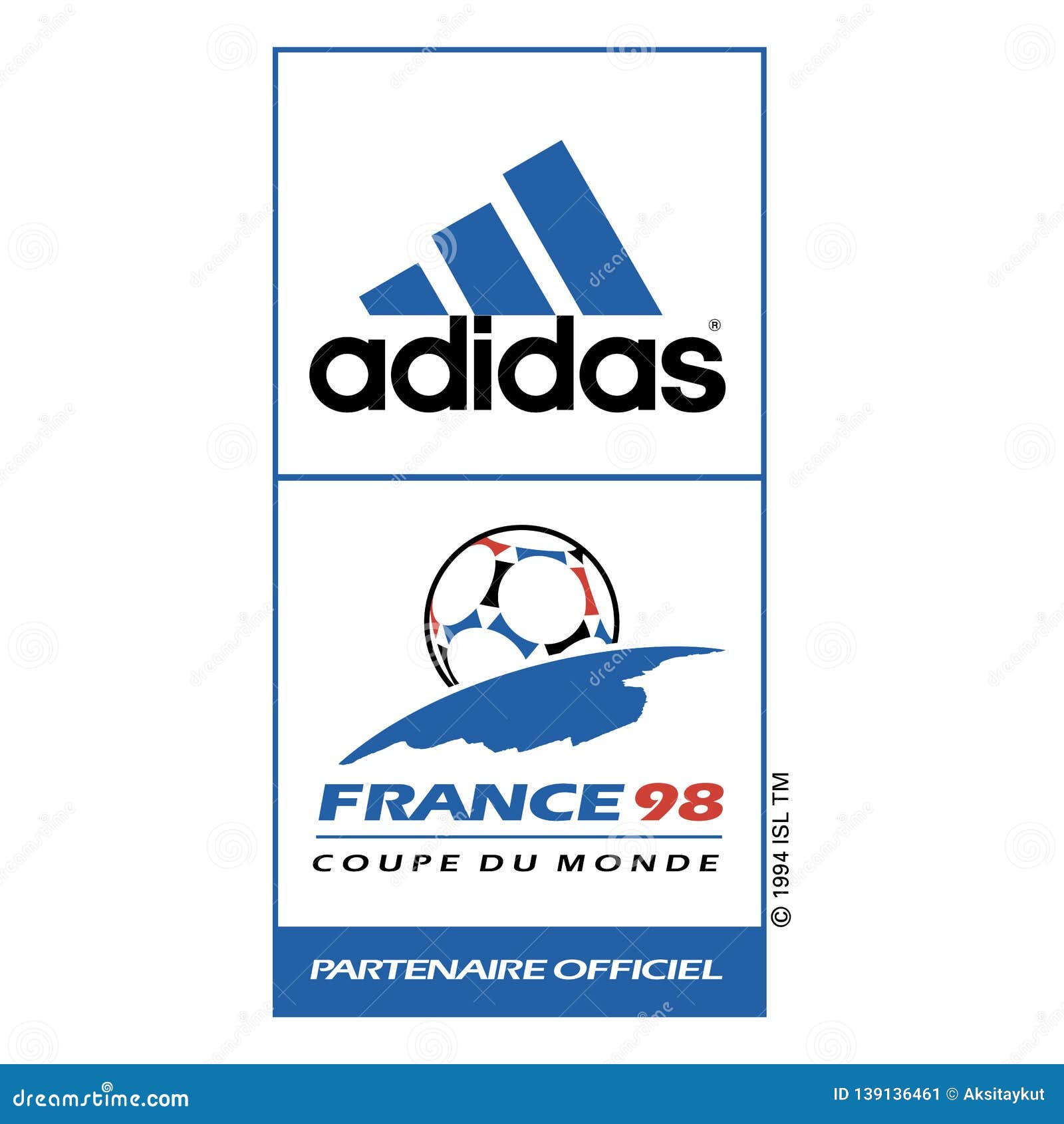 Logotipo Del Adidas France98 Se Divierte Comercial Foto editorial - Ilustración de adidas, golf: 139136461