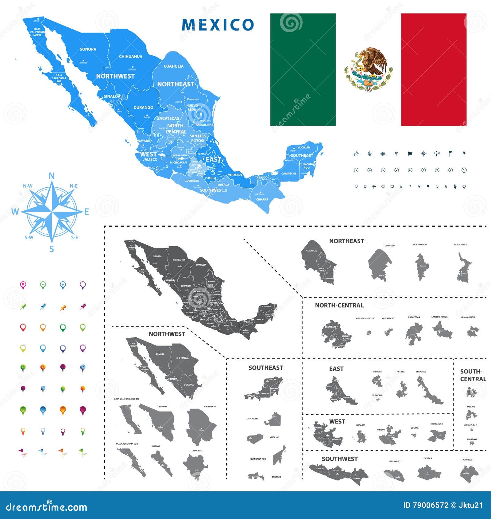 Álbumes 20+ Foto mapa de mexico dividido en regiones Actualizar Álbumes 20+ Foto mapa de mexico dividido en regiones Actualizar