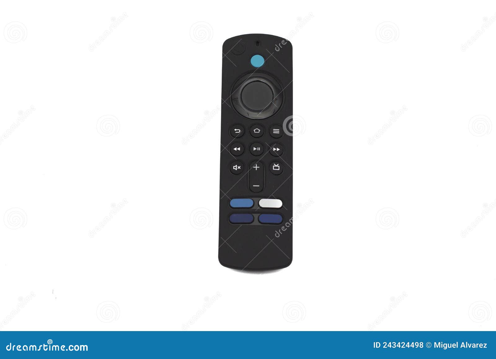 Mejor Control Remoto Tv También Controlado Por Voz Foto de archivo de blanco, amazonas: 243424498