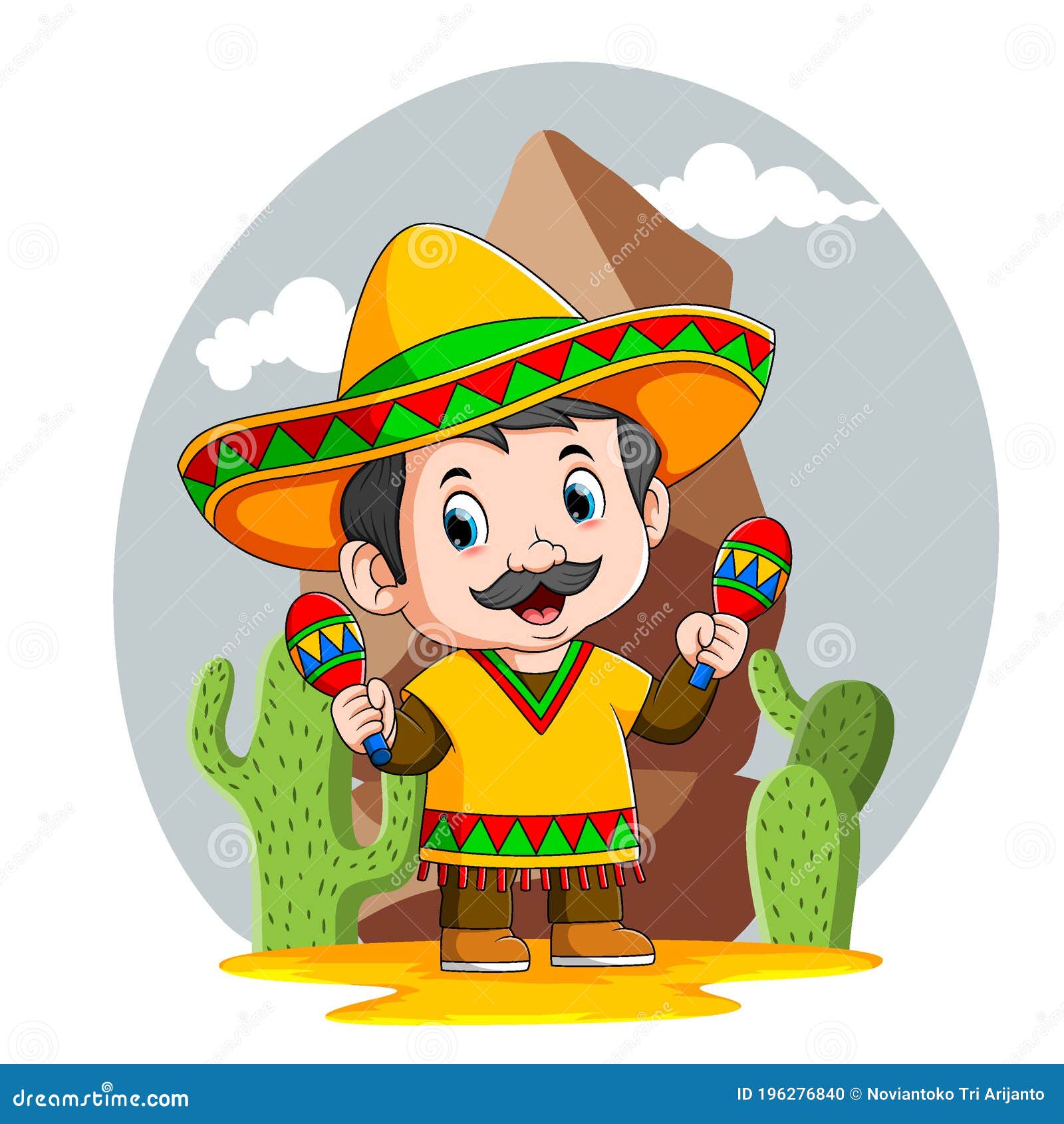 Gama de fatiga Tratado El Niño Mexicano Usa El Sombrero Amarillo Sombrero Del Sombrero Del Sombrero  Del Sombrero Mexicano Ilustración del Vector - Ilustración de méxico,  tenencia: 196276840