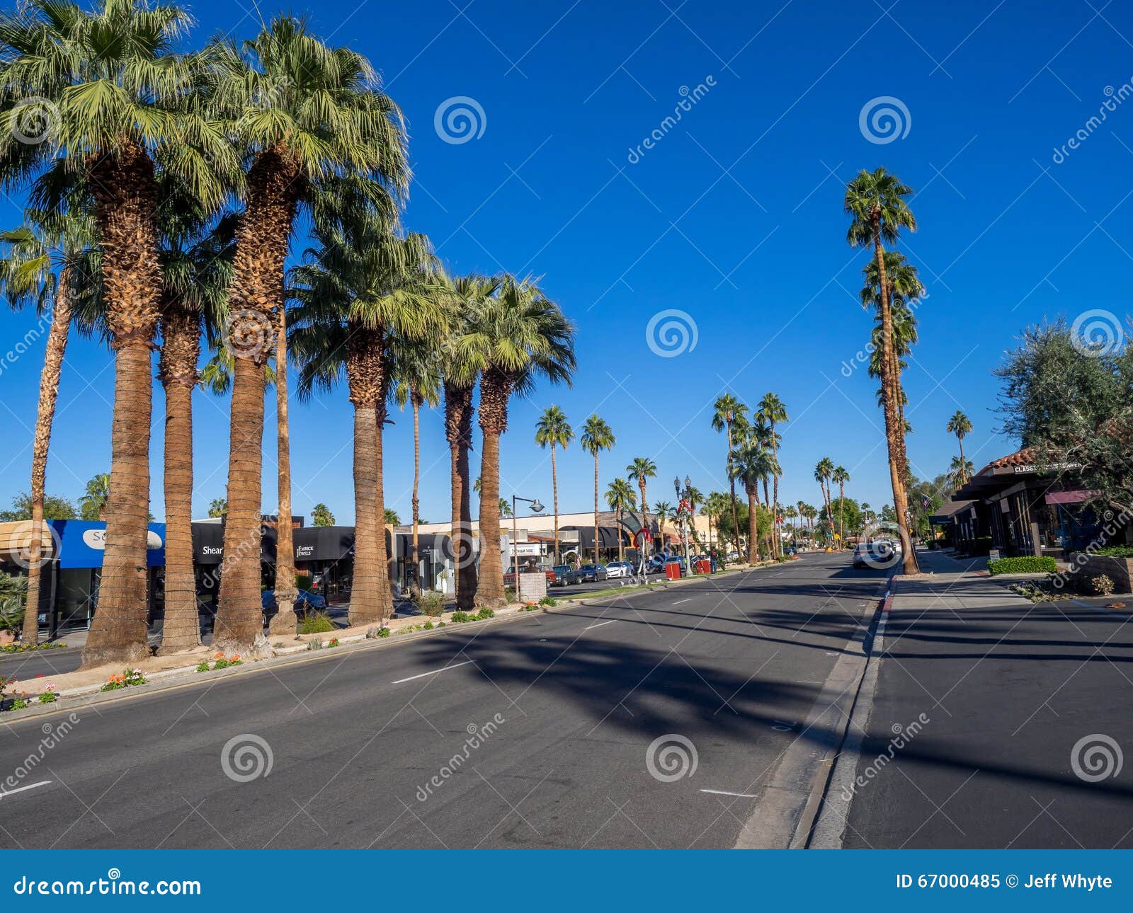 El Paseo Shopping District Palm Desert California Editorial Stock