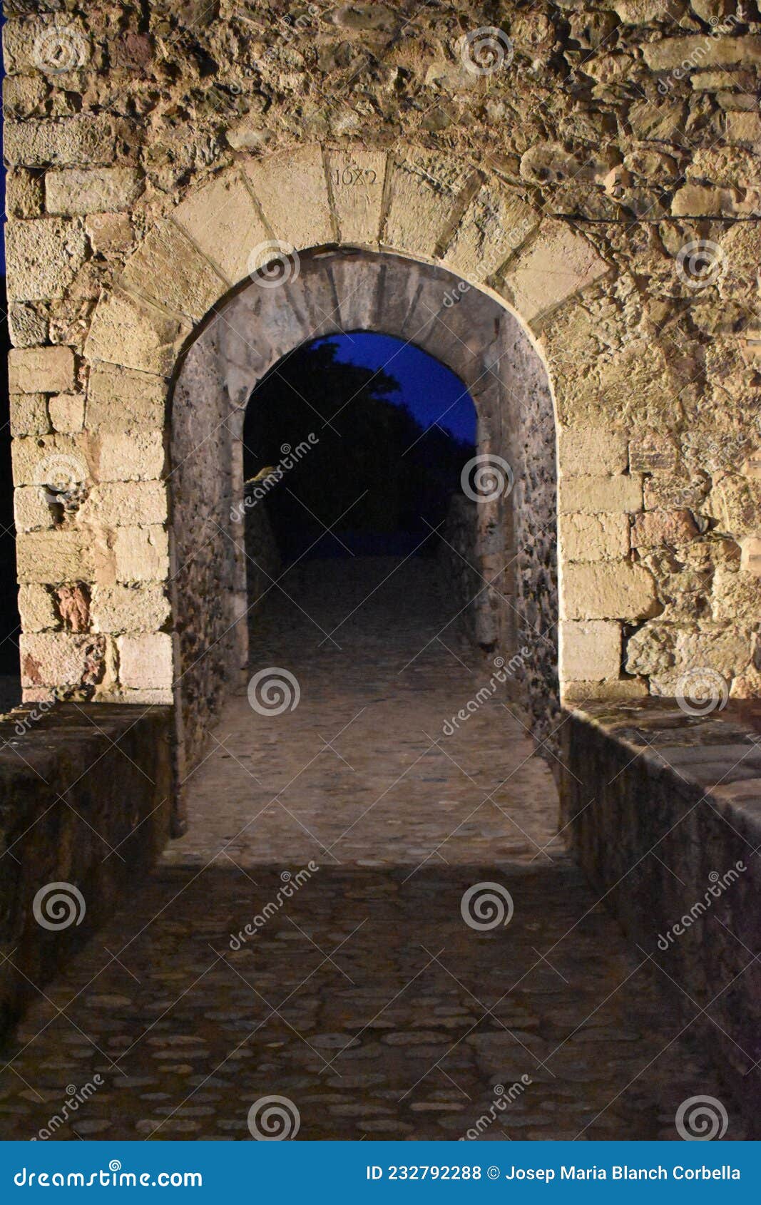 el puente de camprodon de noche