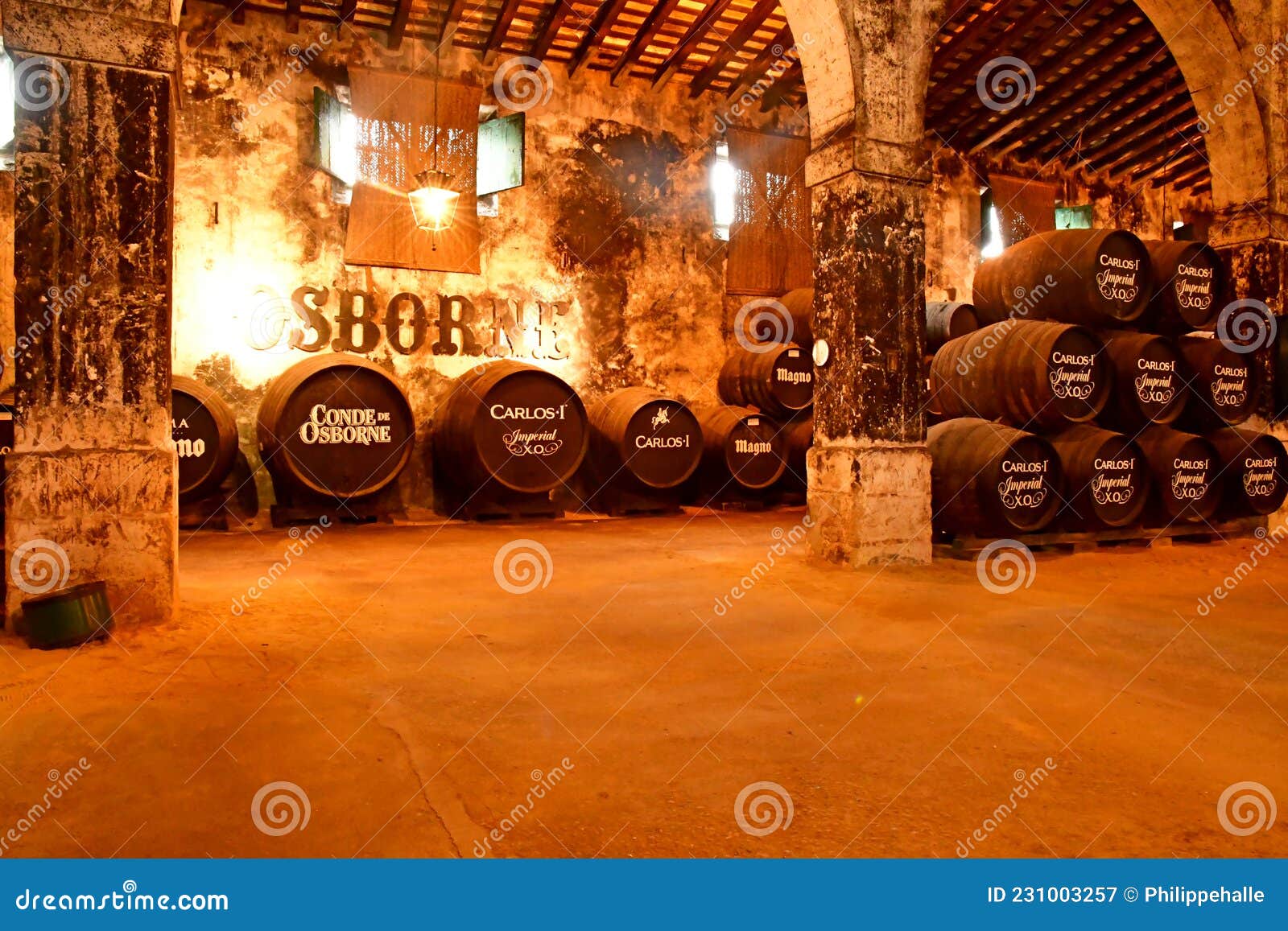 El Puerto De Santa Maria, Spain - August 26 2019 : Osborne Sherry ...