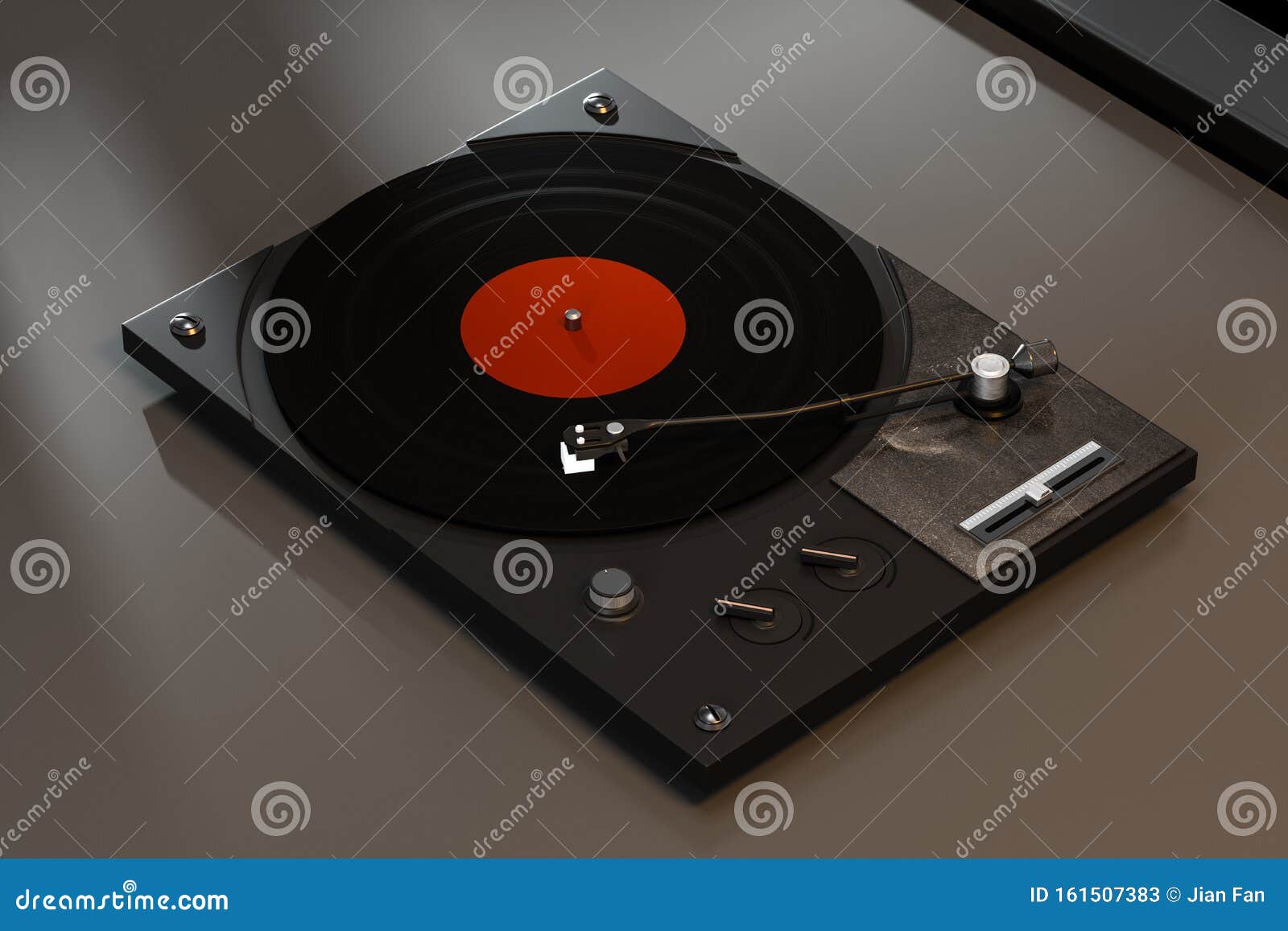 Discos de vinilo y reproductor de música, discoteca partido vector