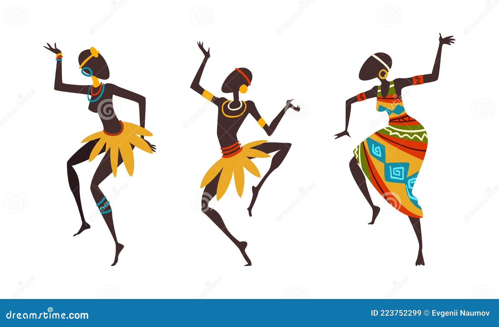 El Ritual Del Pueblo Africano Aborigen De La Danza De La Ropa Tradicional  Brillante Dibujos Animados Vectores Ilustración del Vector - Ilustración de  cultura, ornamento: 223752299