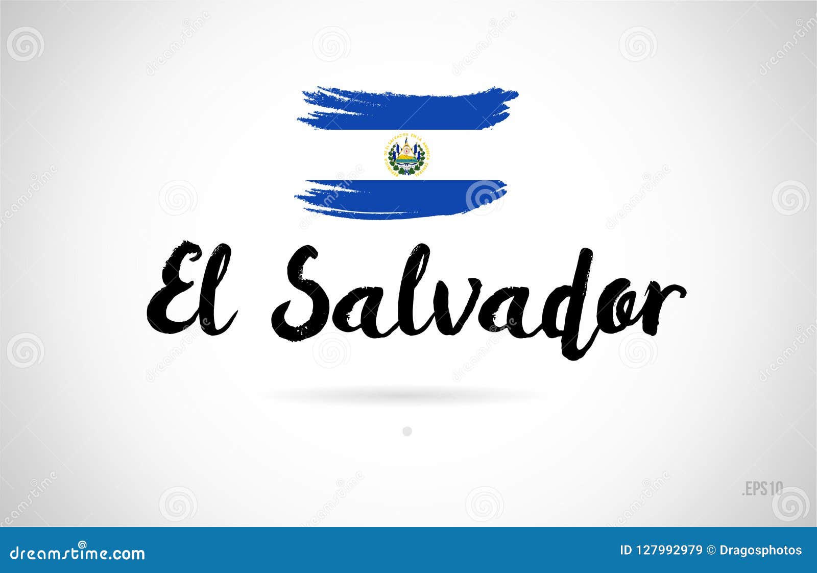 El Salvador Country Flag Concept with Grunge Design Icon Logo Stock Vector  - Illustration of icon, logo: 127992979